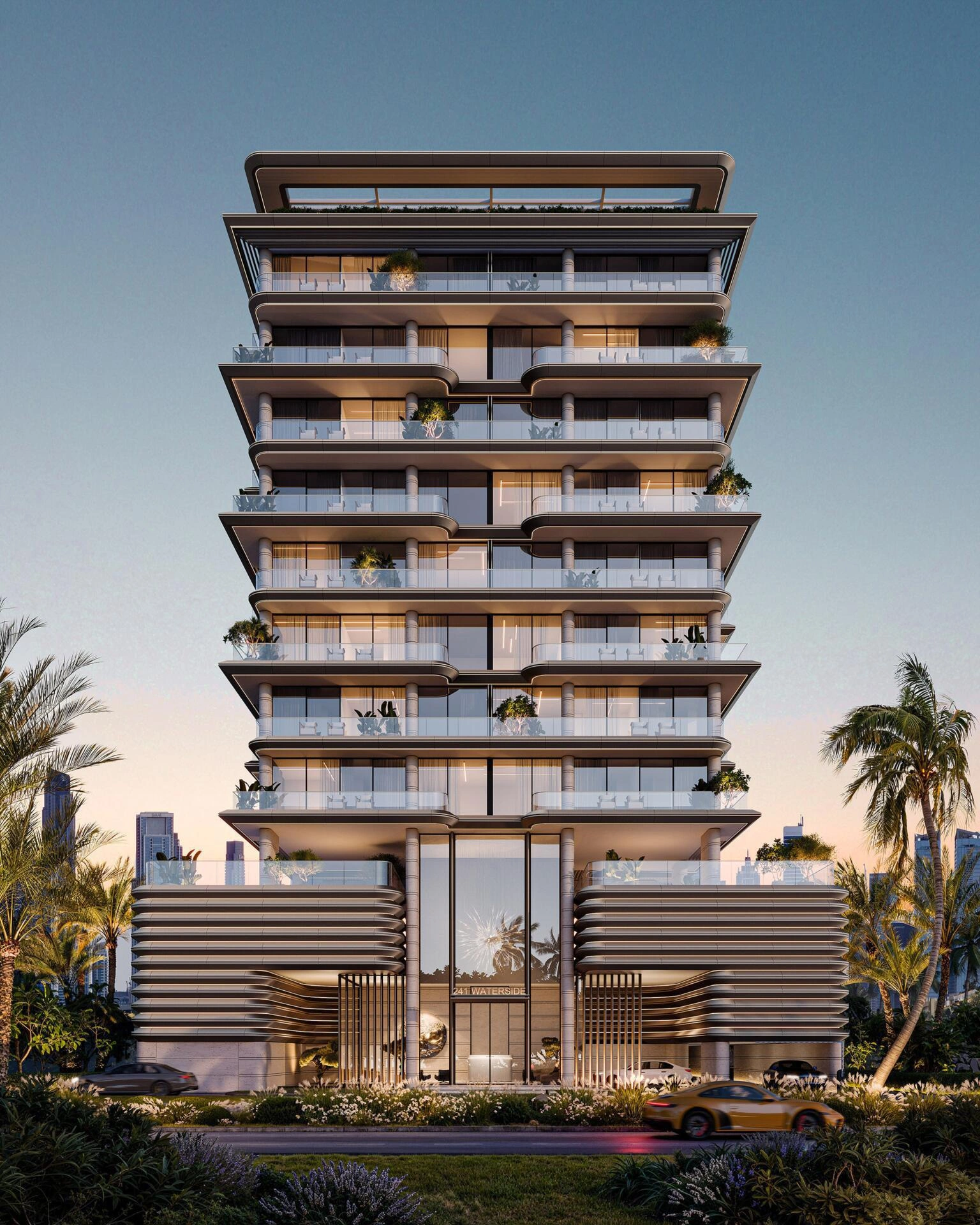 Апартаменты в современном жилом комплексе в Дубае, ОАЭ