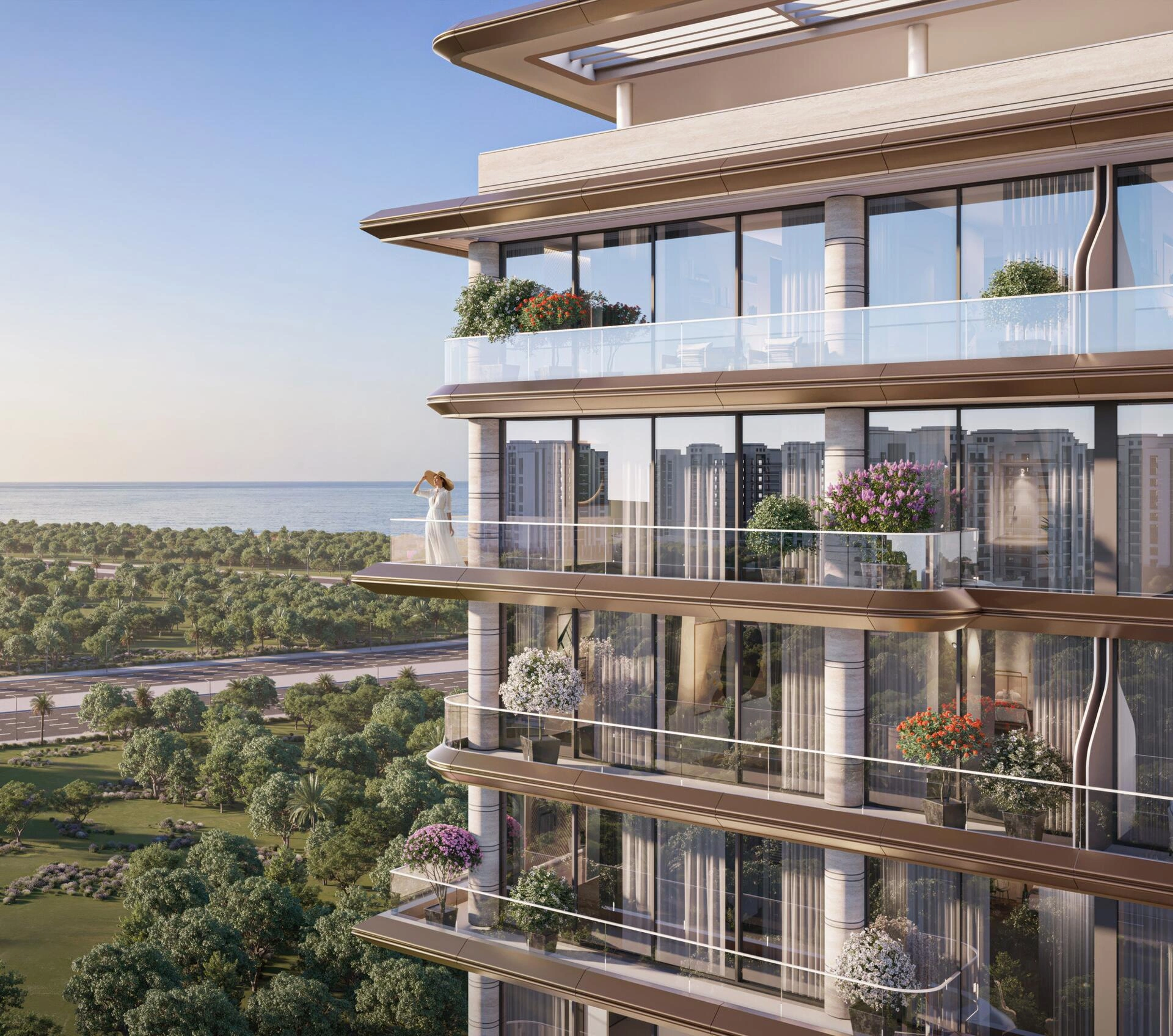 Апартаменты в современном жилом комплексе в Дубае, ОАЭ