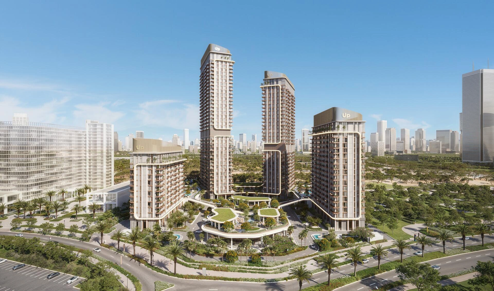 Апартаменты в современном жилом комплексе в Дубае, ОАЭ