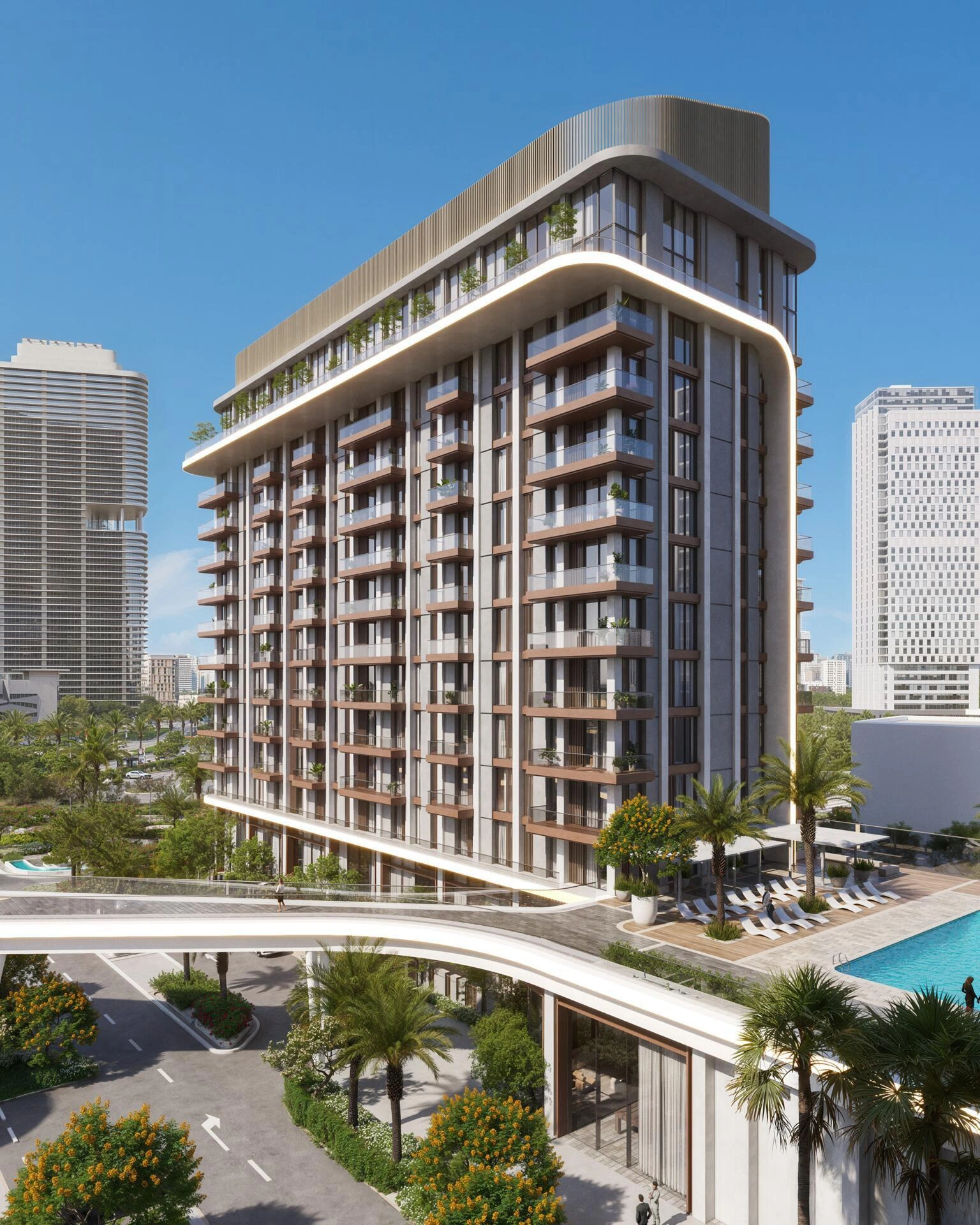 Апартаменты в современном жилом комплексе в Дубае, ОАЭ