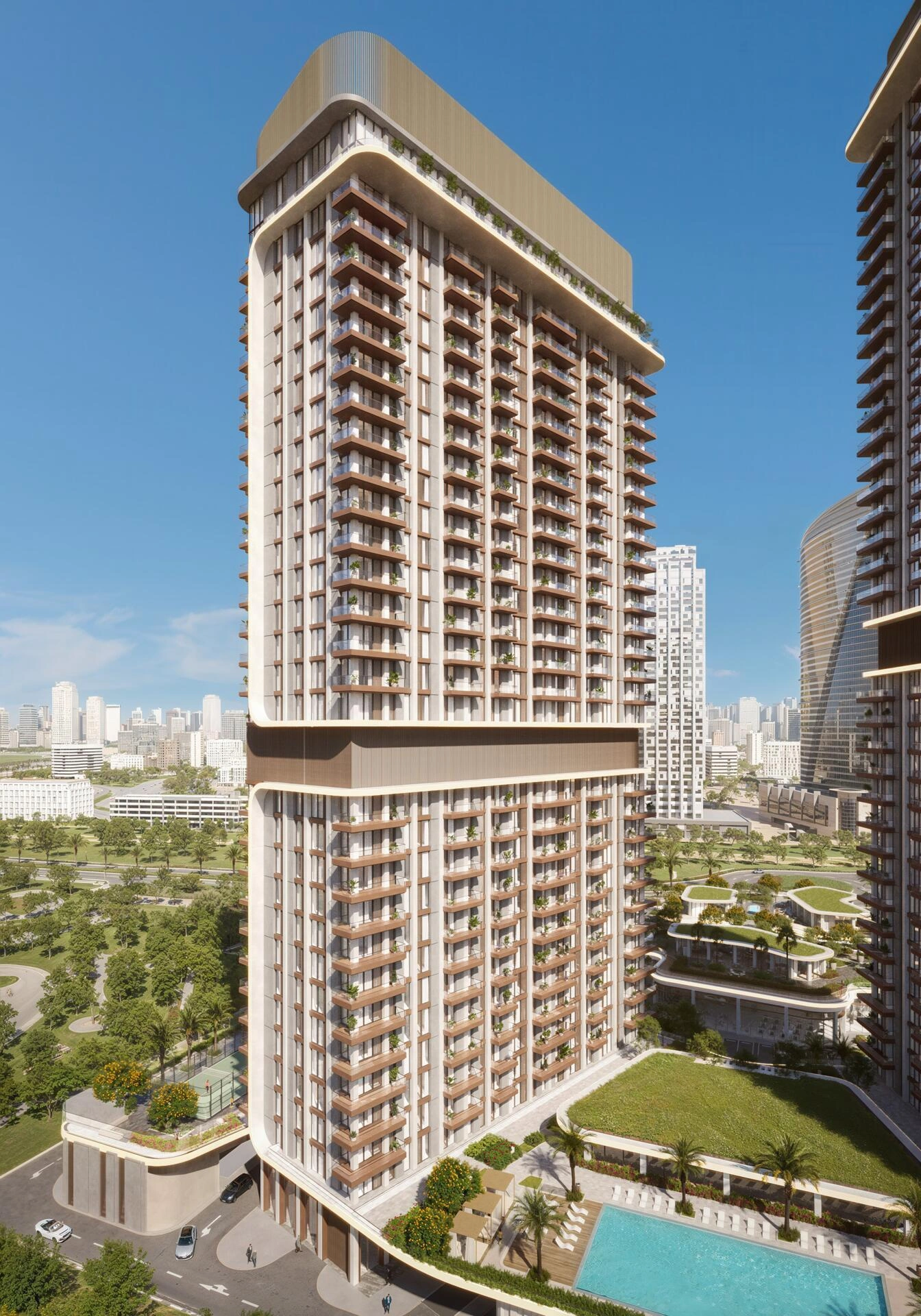 Апартаменты в современном жилом комплексе в Дубае, ОАЭ