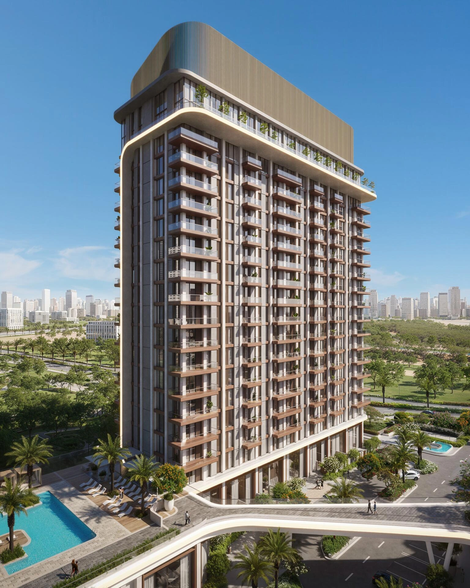 Апартаменты в современном жилом комплексе в Дубае, ОАЭ