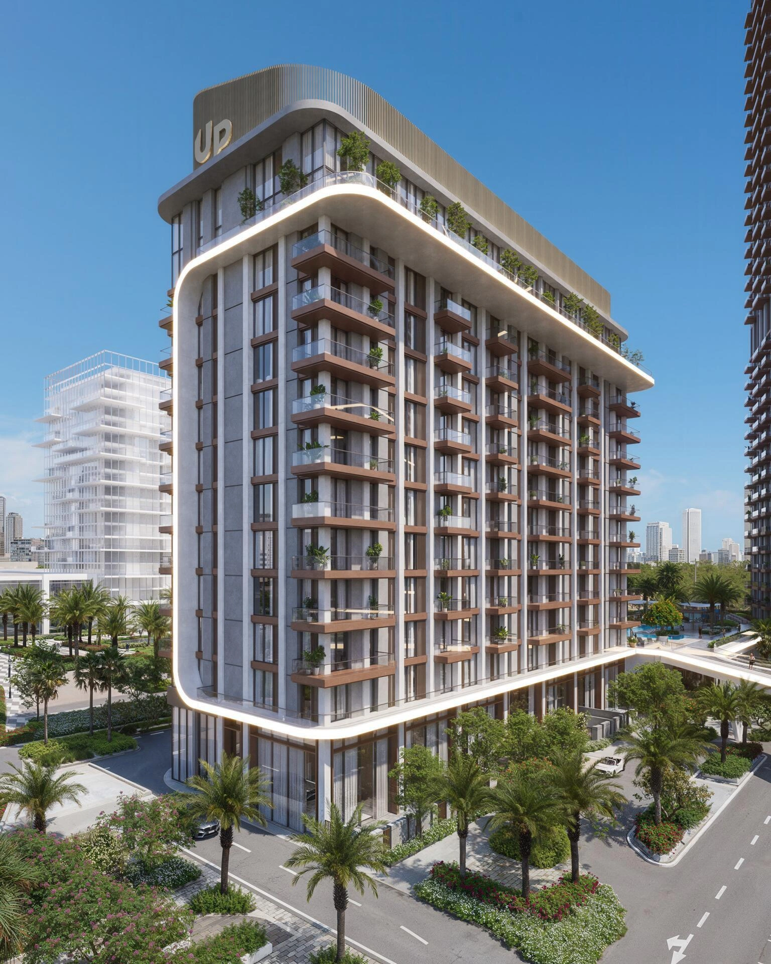 Апартаменты в современном жилом комплексе в Дубае, ОАЭ