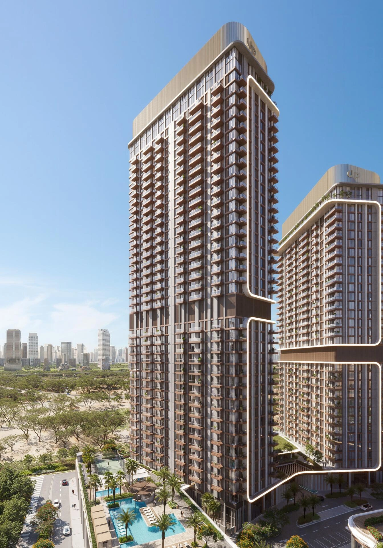 Апартаменты в современном жилом комплексе в Дубае, ОАЭ