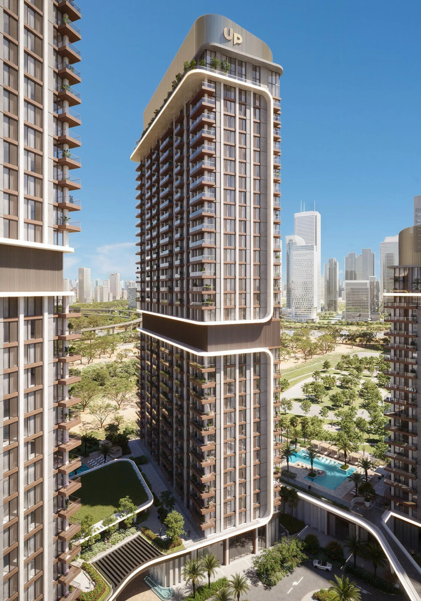 Апартаменты в современном жилом комплексе в Дубае, ОАЭ