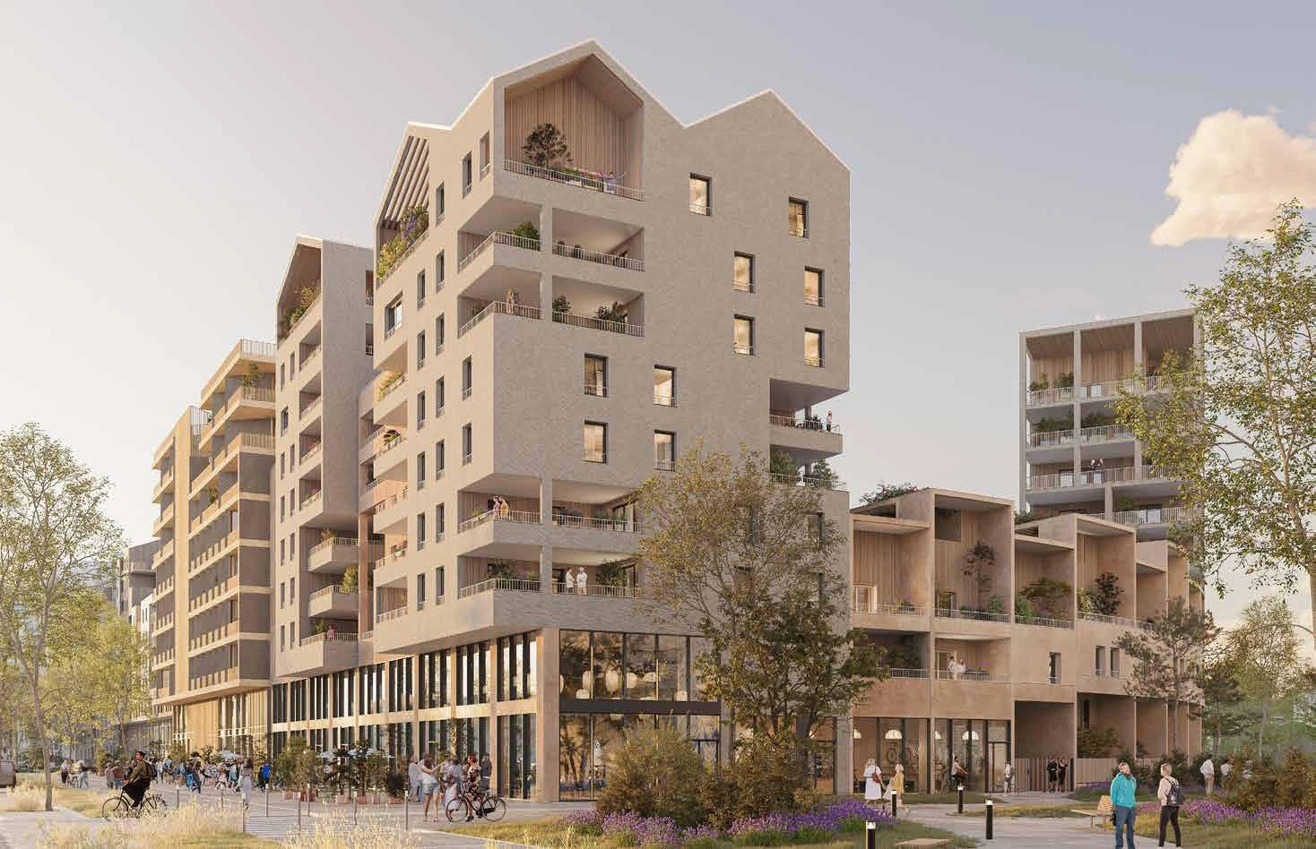 Квартиры в современном жилом комплексе в Монпелье, Франция