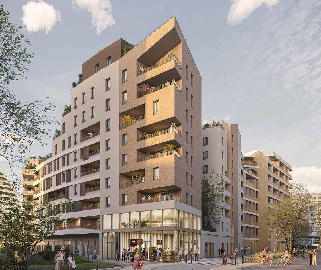 Квартиры в современном жилом комплексе в Монпелье, Франция