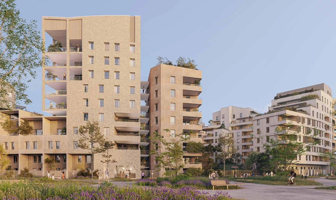 Квартиры в современном жилом комплексе в Монпелье, Франция