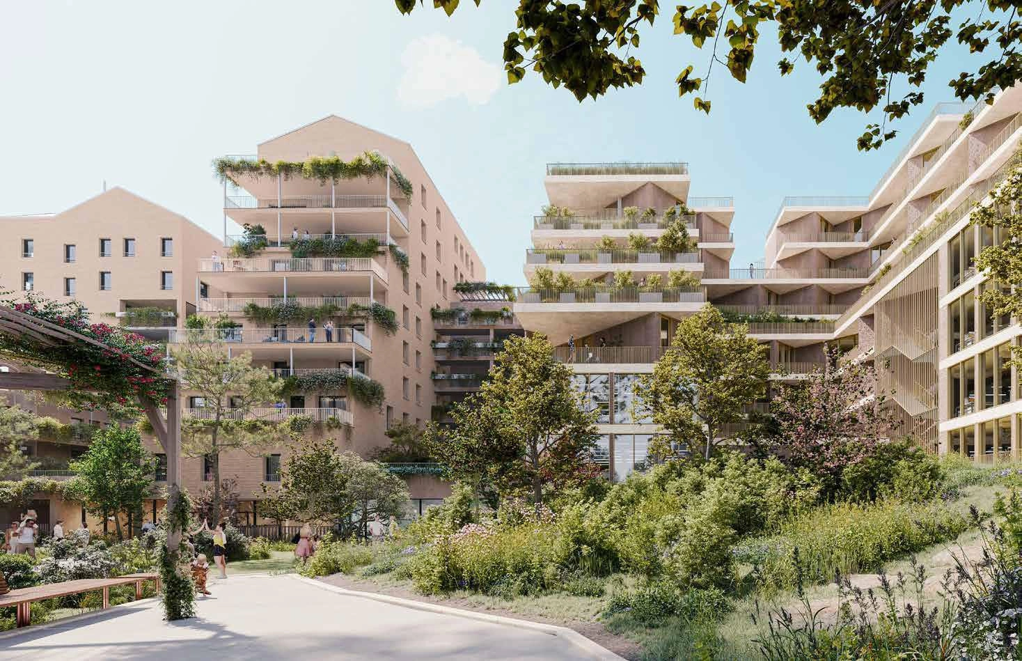 Квартиры в современном жилом комплексе в Монпелье, Франция