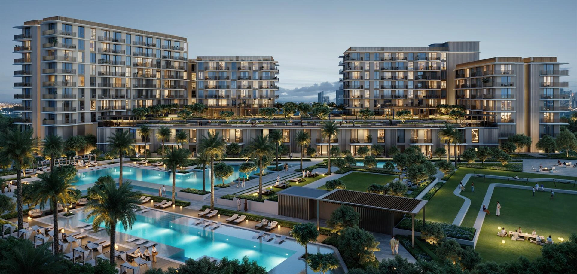 Апартаменты в жилом комплексе в Дубае, Объединённые Арабские Эмираты