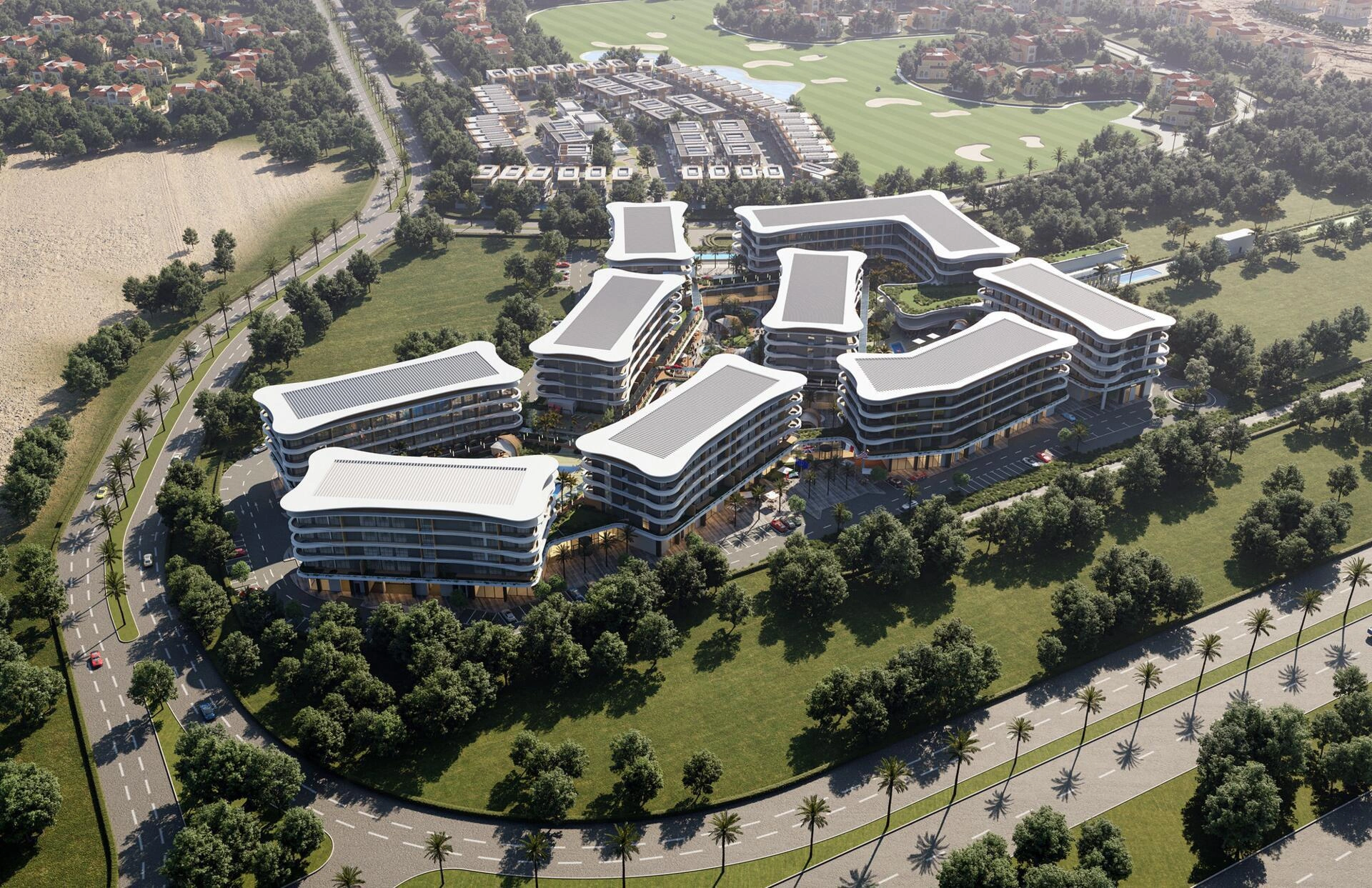 Квартиры в современном жилом комплексе в Дубае, ОАЭ