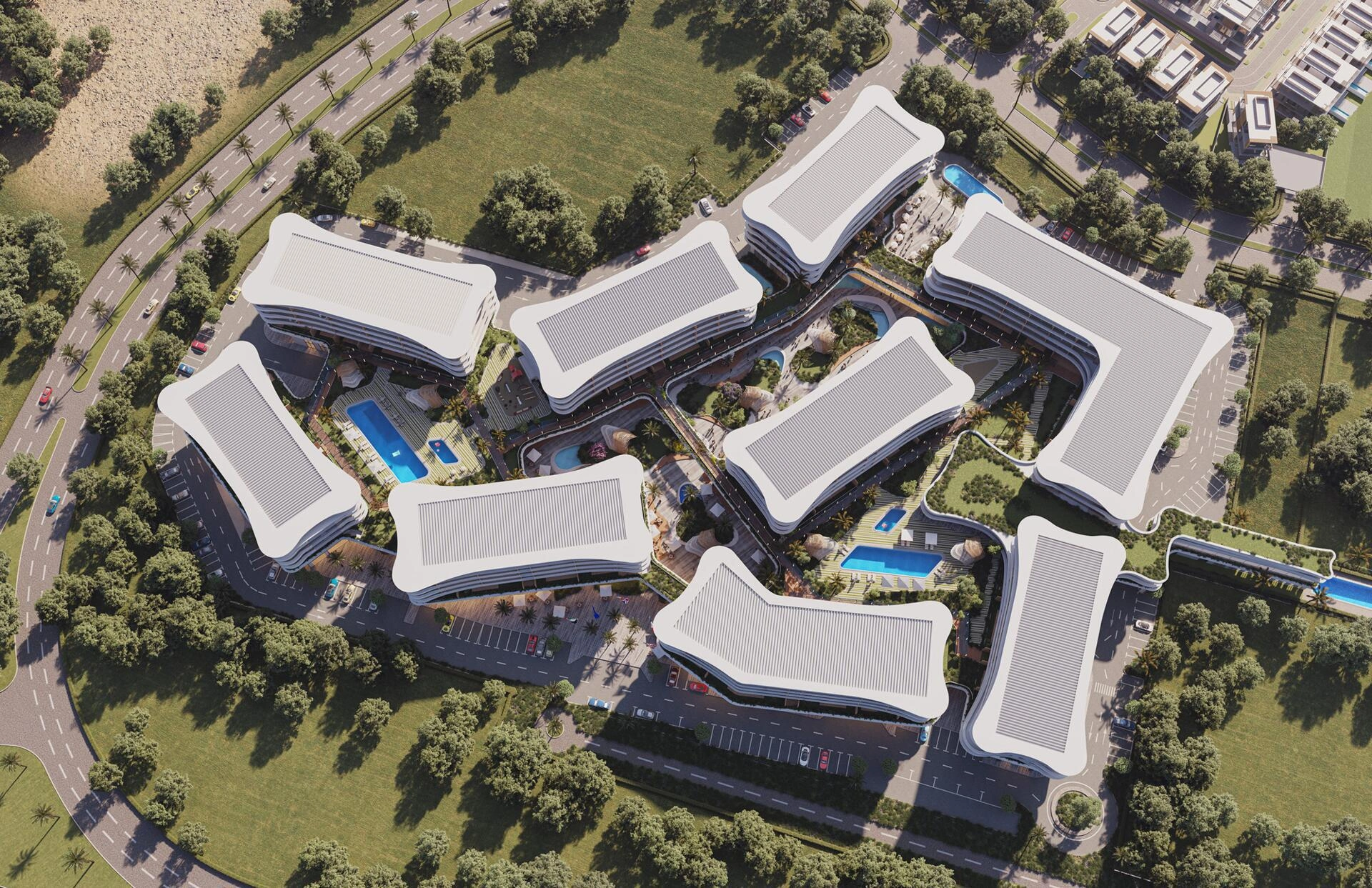 Квартиры в современном жилом комплексе в Дубае, ОАЭ