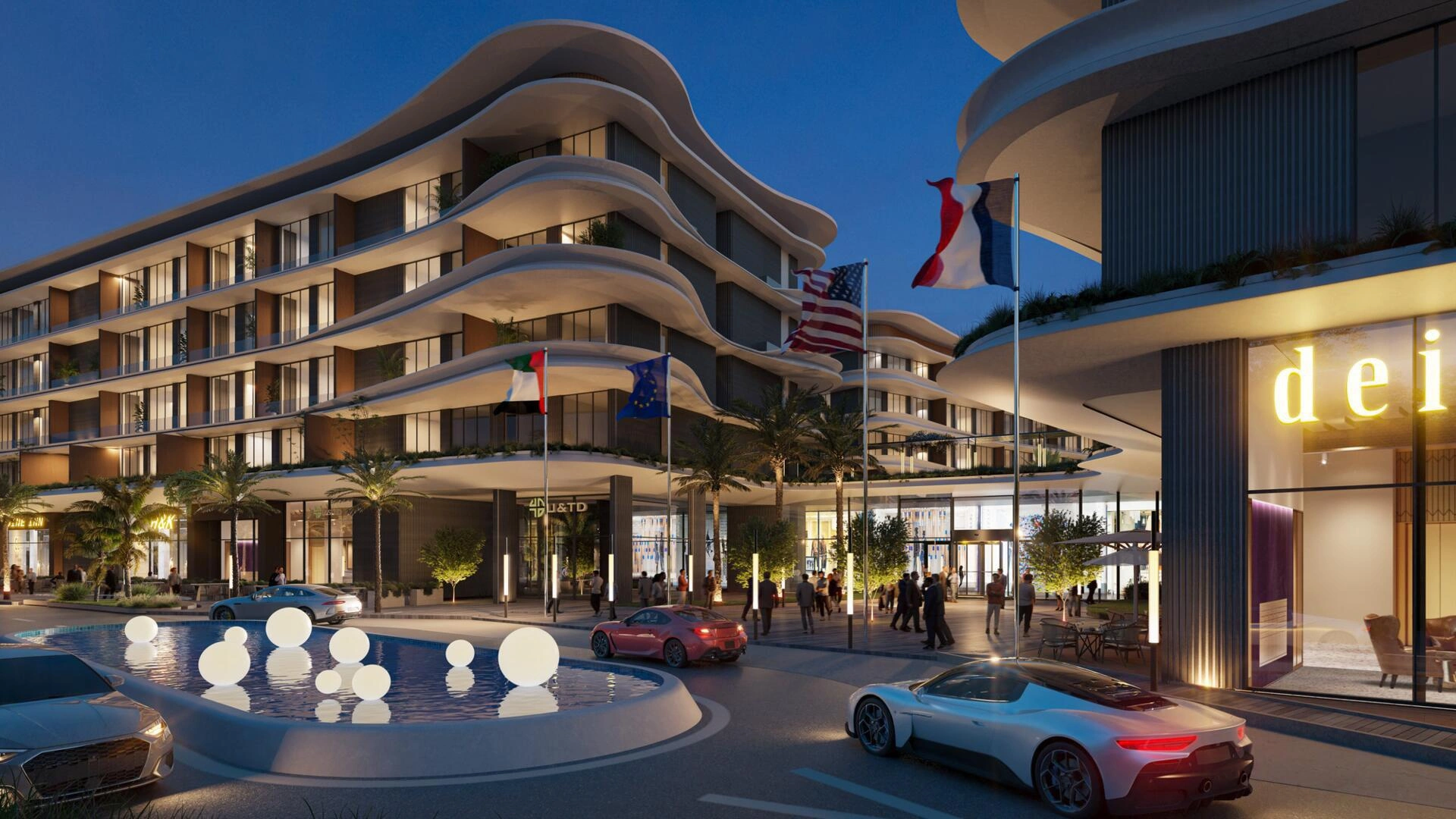 Квартиры в современном жилом комплексе в Дубае, ОАЭ