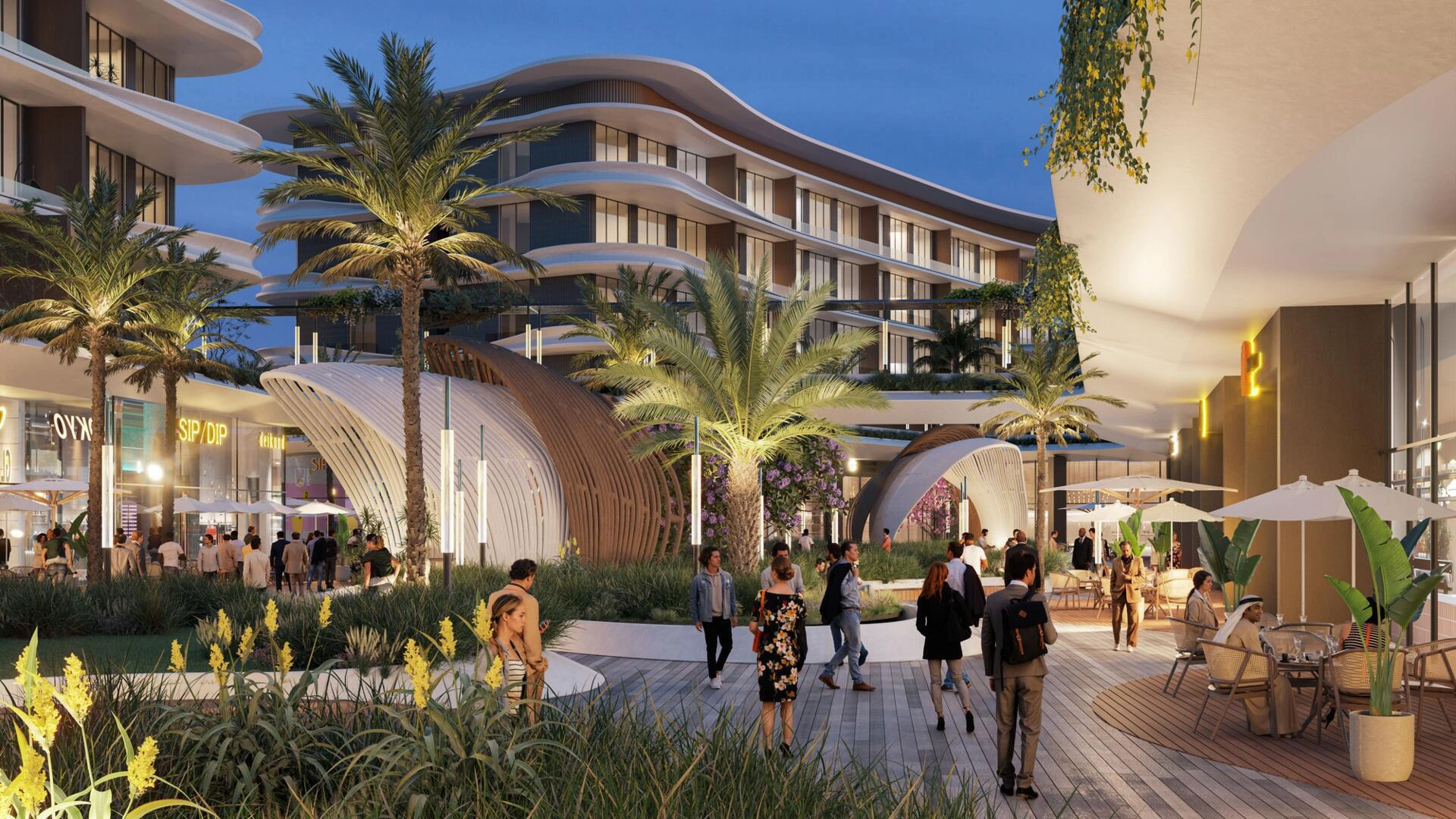 Квартиры в современном жилом комплексе в Дубае, ОАЭ