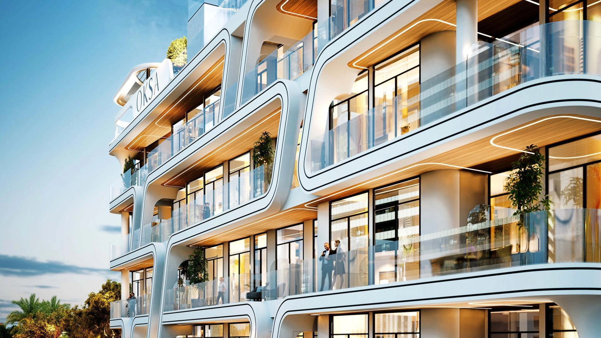 Апартаменты в современном жилом комплексе в Дубае, ОАЭ