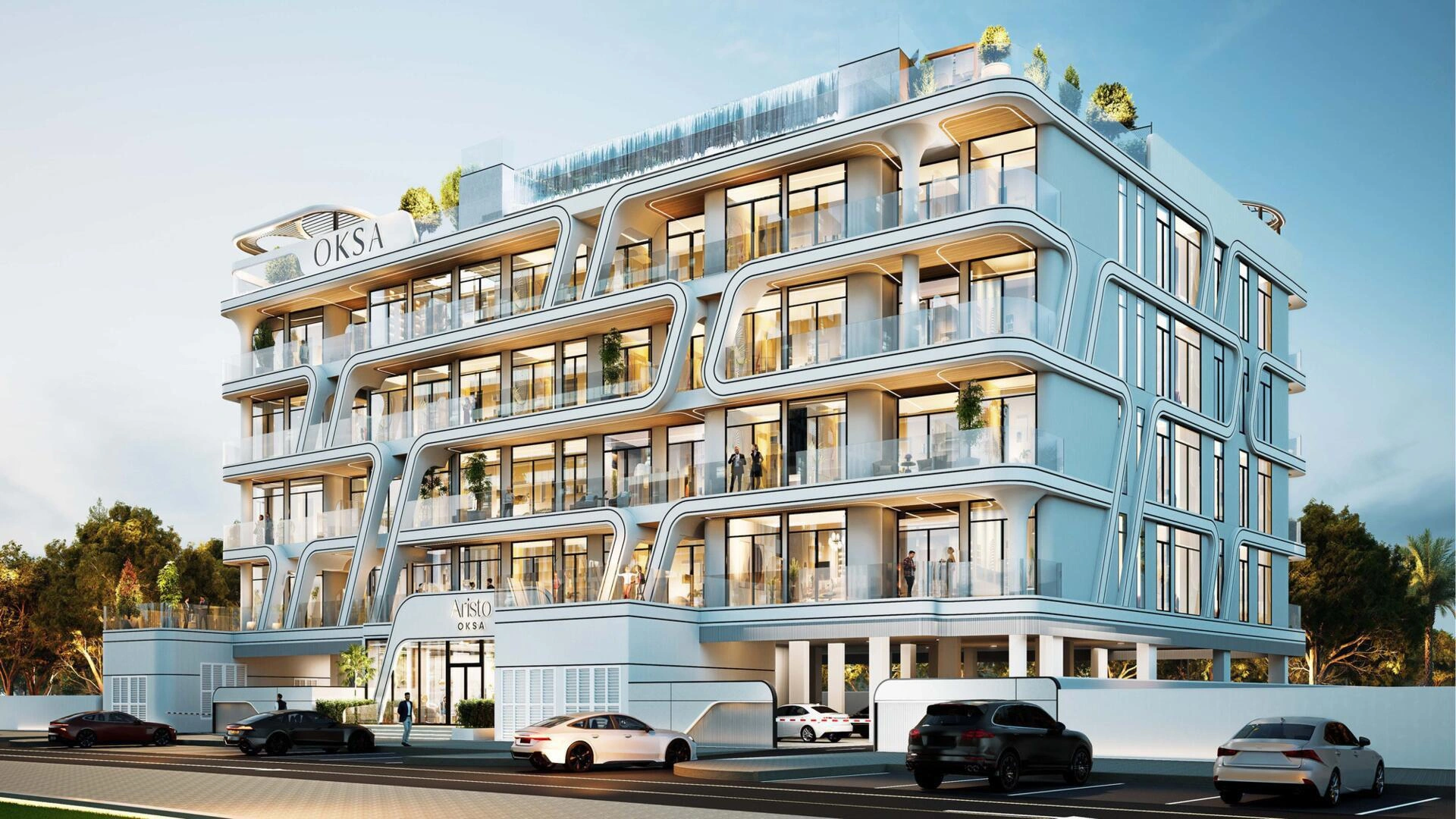 Апартаменты в современном жилом комплексе в Дубае, ОАЭ