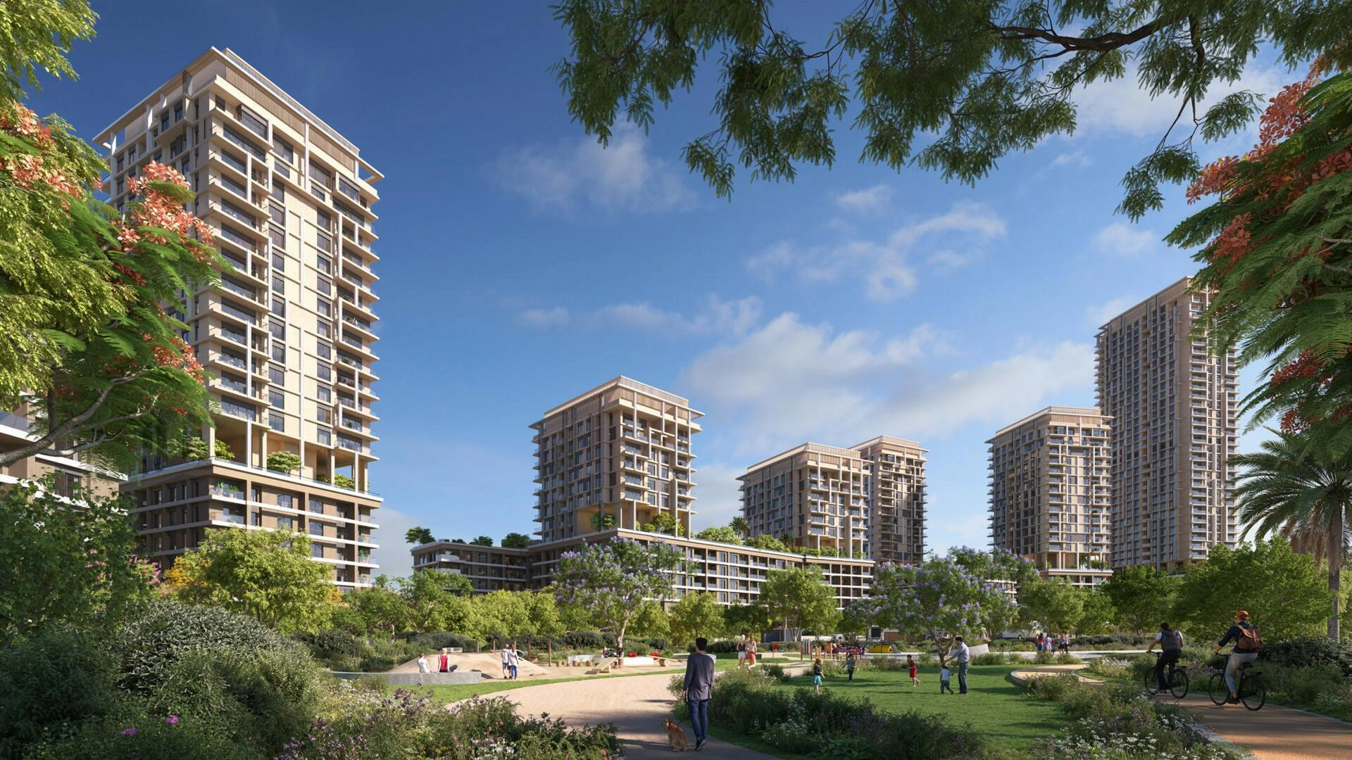 Апартаменты в жилом комплексе Boulevard Park в Jebel Ali Village, Дубай, ОАЭ