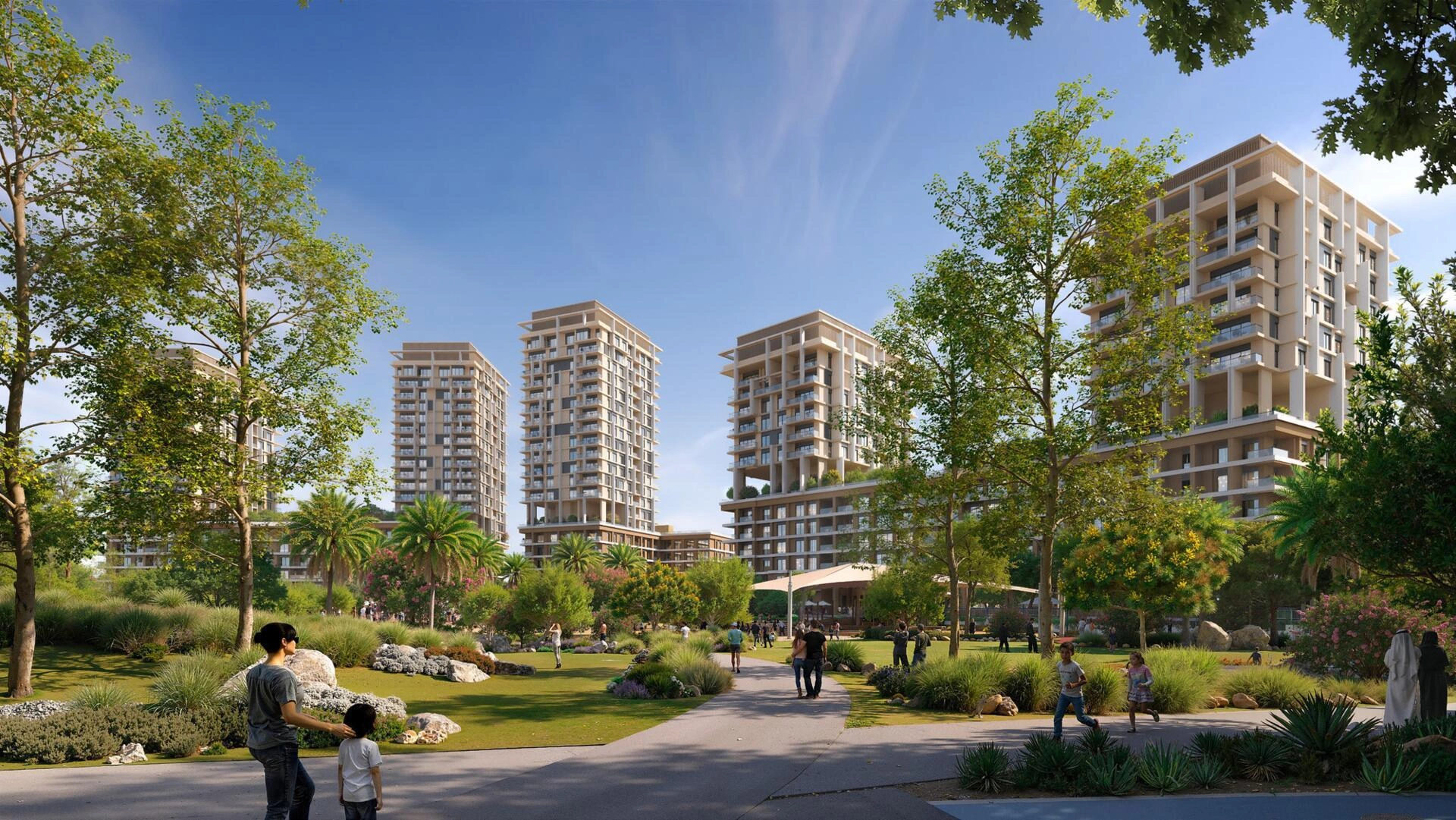 Апартаменты в жилом комплексе Boulevard Park в Jebel Ali Village, Дубай, ОАЭ