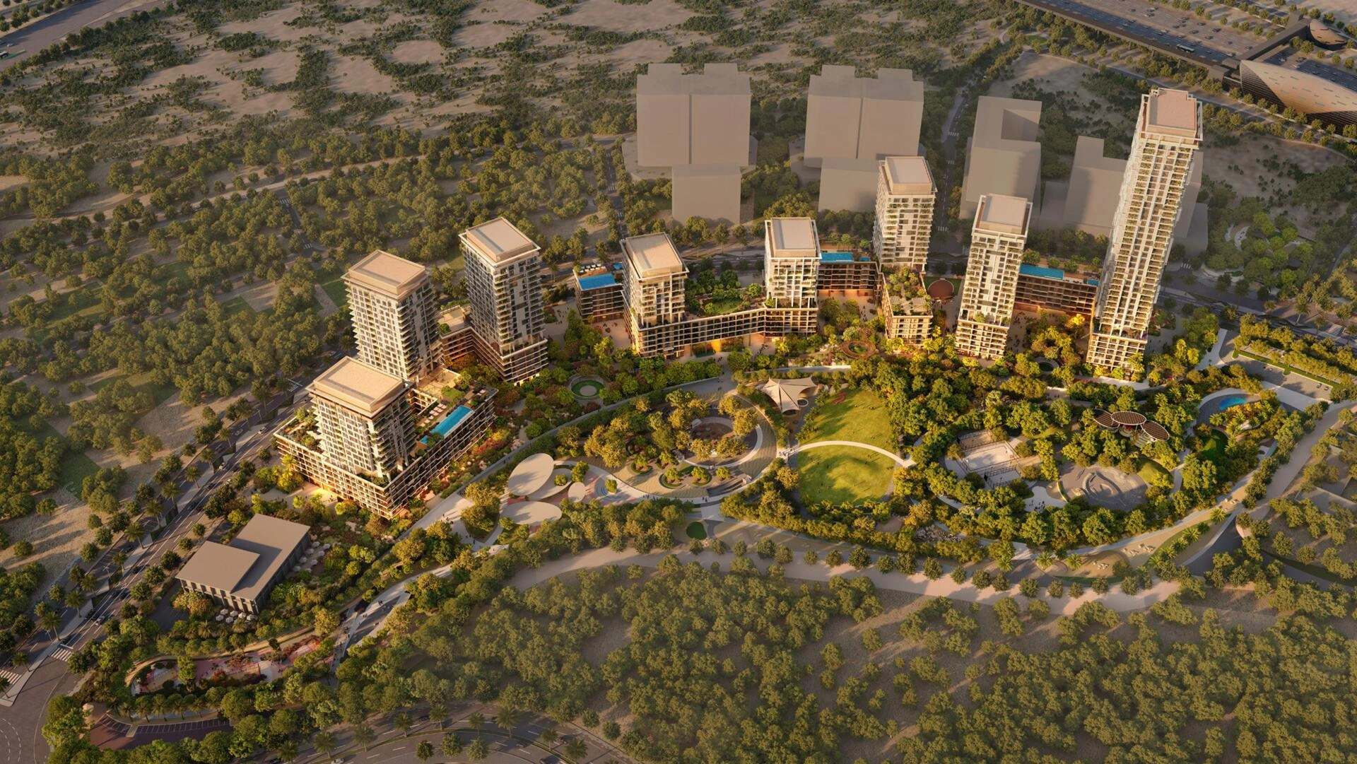 Апартаменты в жилом комплексе Boulevard Park в Jebel Ali Village, Дубай, ОАЭ