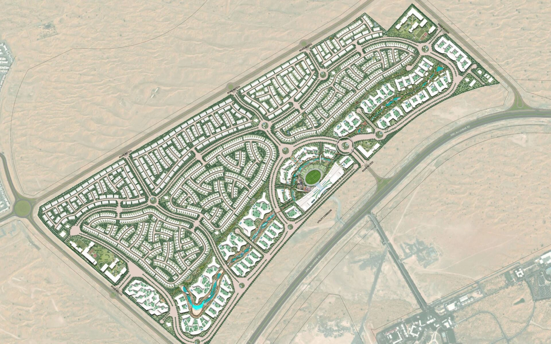 Виллы в велнес-ориентированном жилом комплексе в Дубае, Объединённые Арабские Эмираты