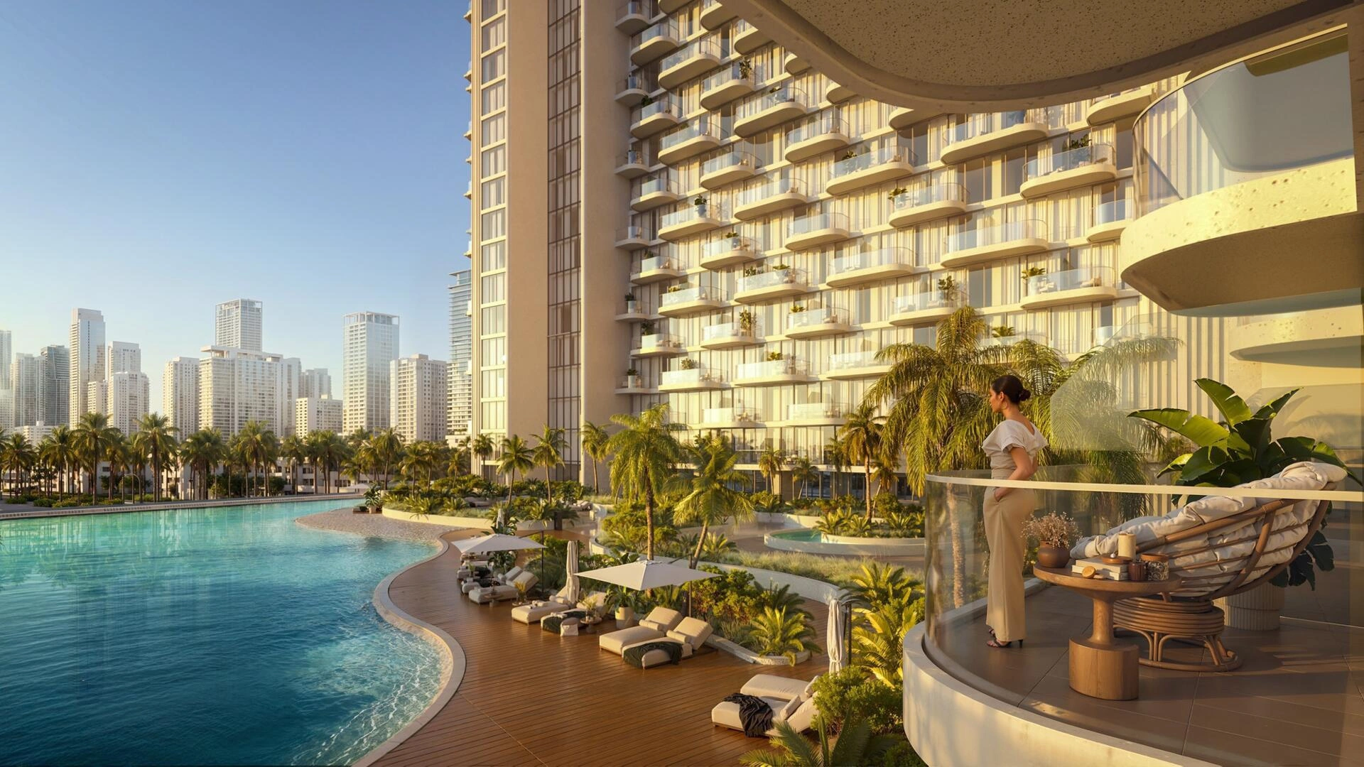 Апартаменты в современном жилом комплексе в Дубае, ОАЭ