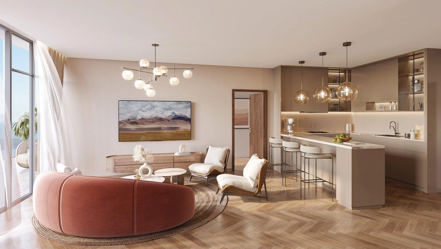 Апартаменты в современном жилом комплексе в Рас-эль-Хайме, ОАЭ