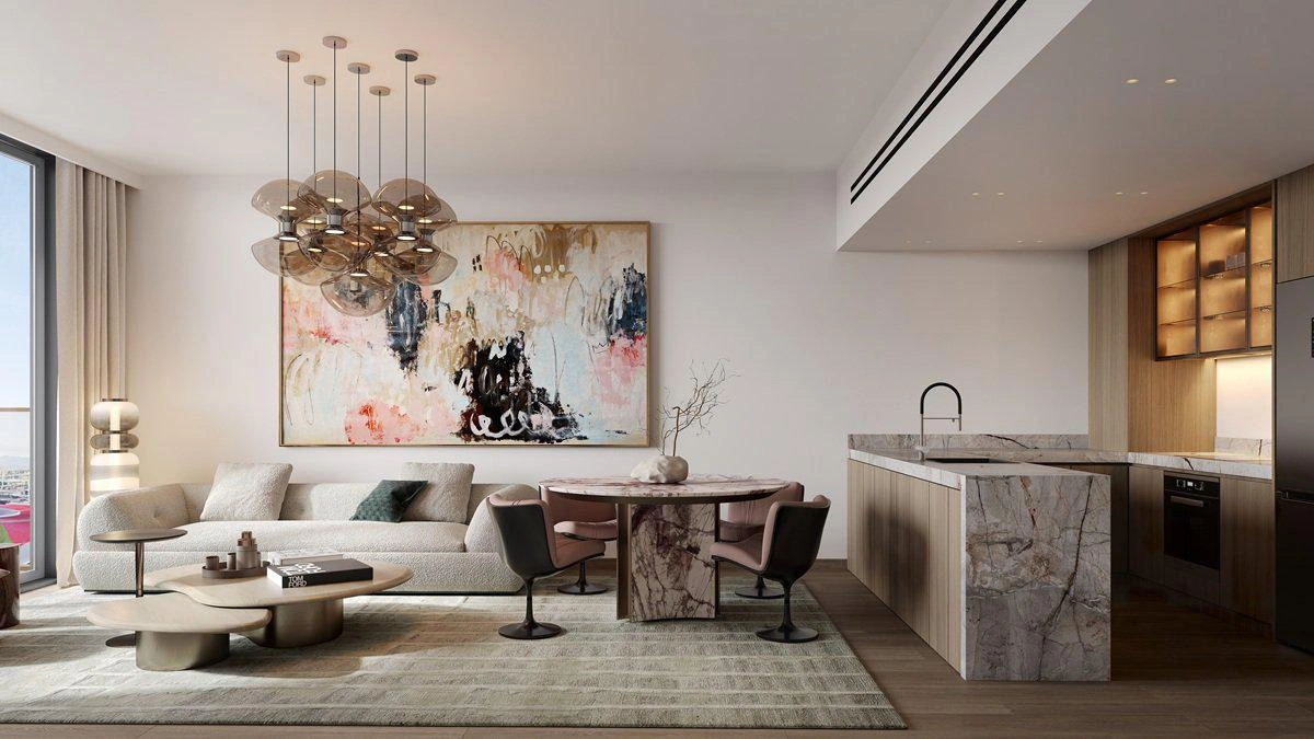 Проект в прибрежном жилом комплексе в Абу‑Даби, ОАЭ