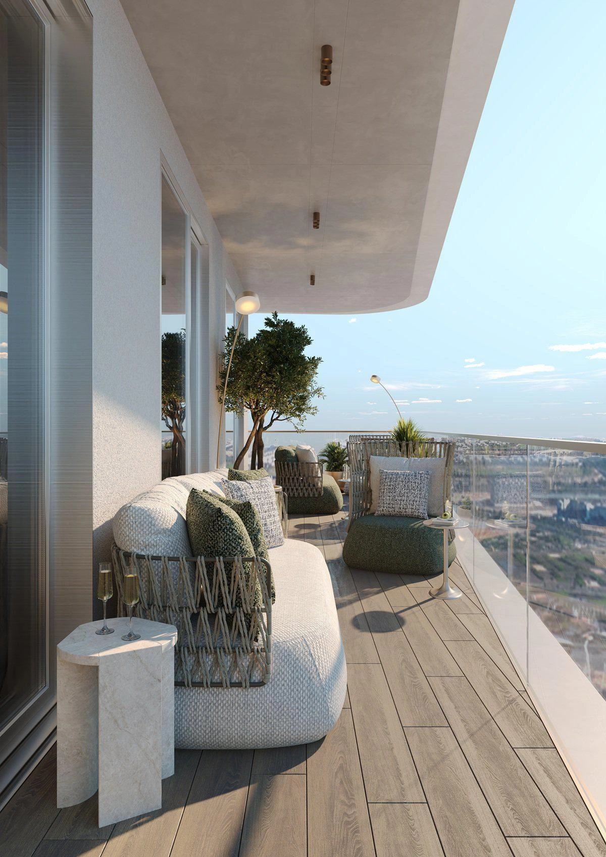 Проект в прибрежном жилом комплексе в Абу‑Даби, ОАЭ