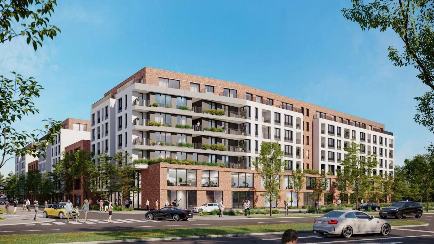 New complex in the west of Belgrade in Serbia