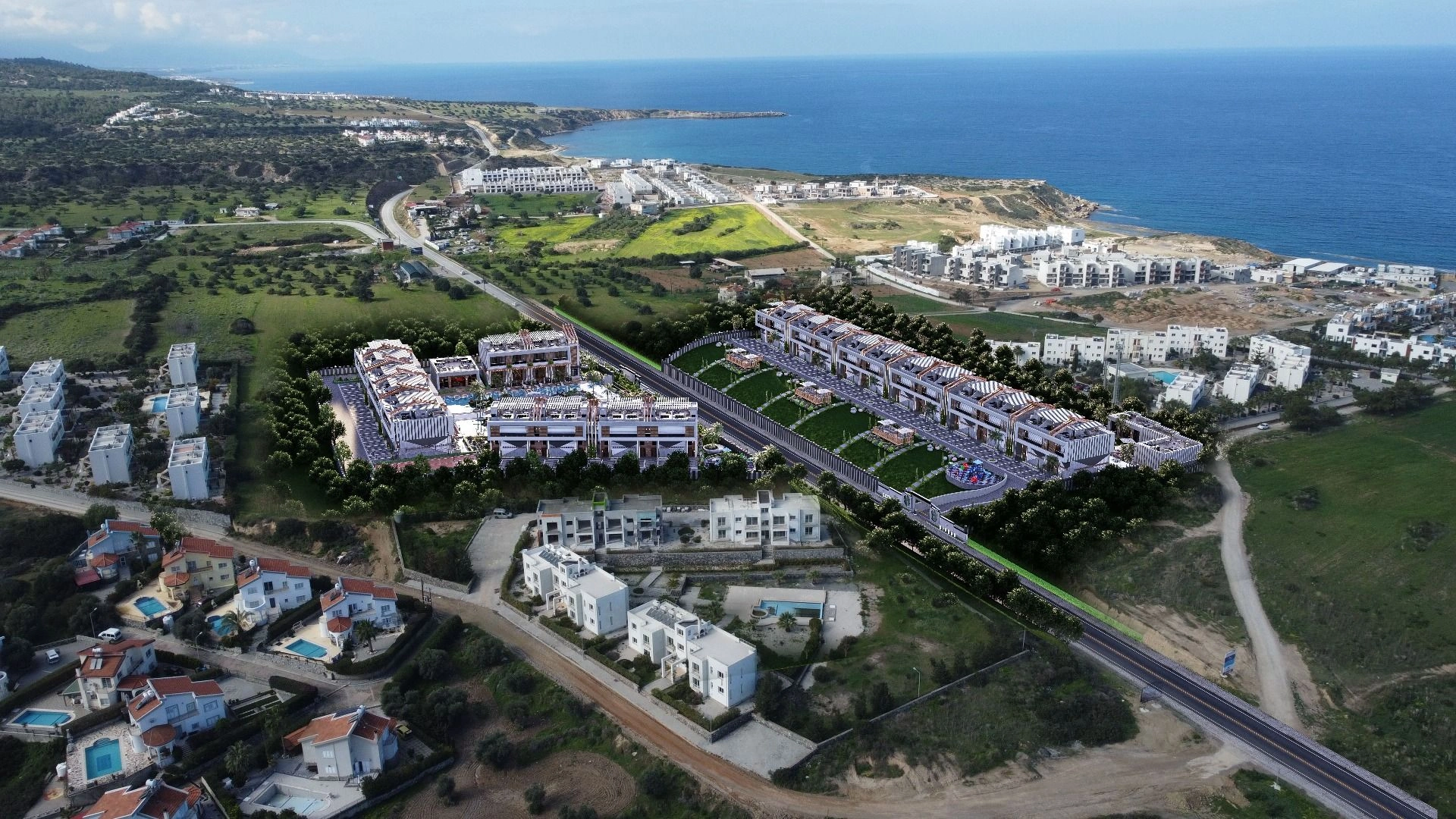 Комплекс из 86 апартаментов в районе Эсентепе, Северный Кипр