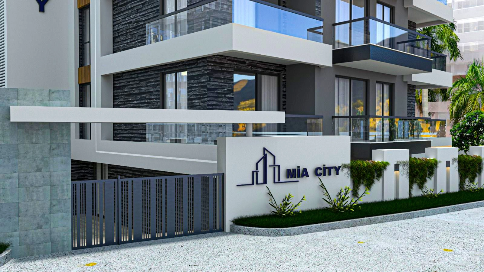 Комплекс, построенный рядом с центром Алании, Турция