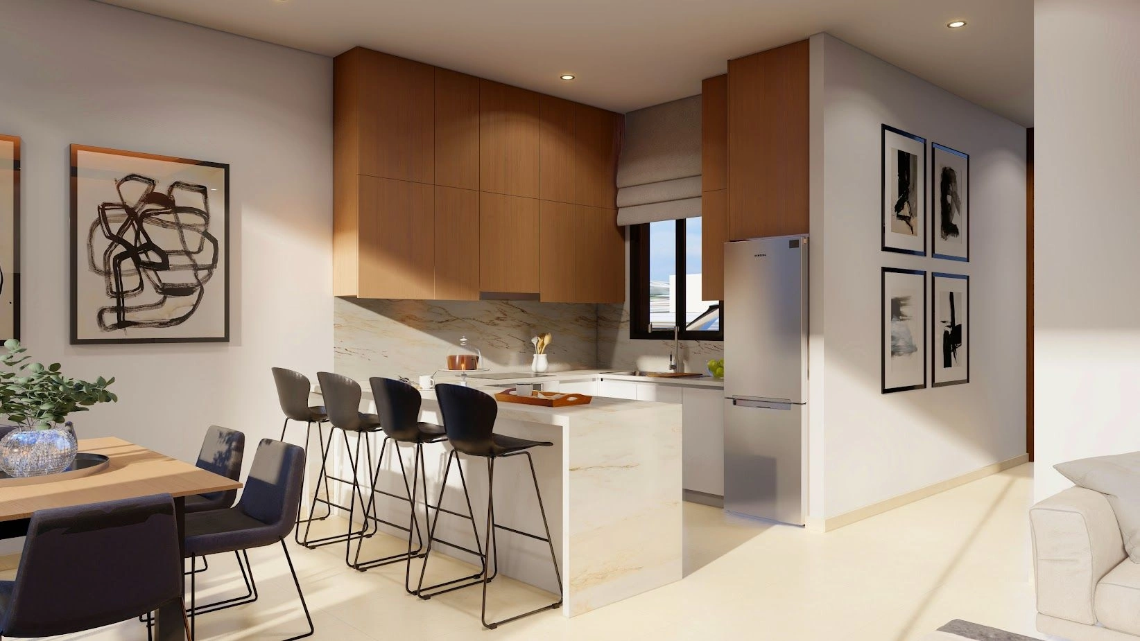 Комплекс роскошных вилл на первой линии у моря в Пафосе