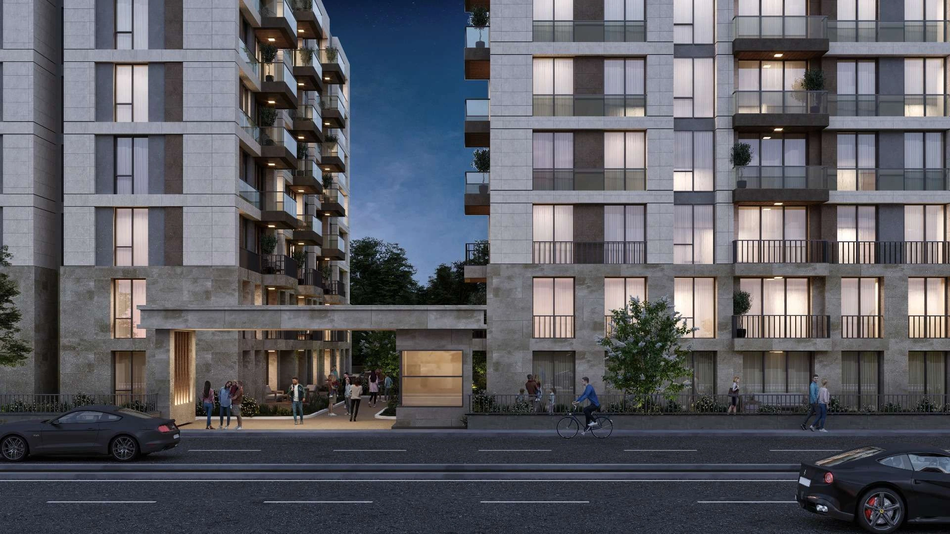 Современный комплекс в районе Авджылар в Стамбуле