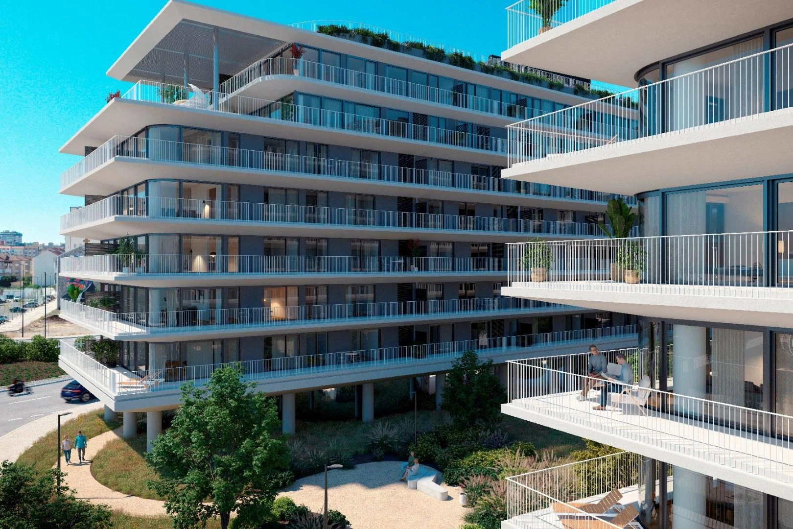 Жилой комплекс в районе Баррейру, Португалия