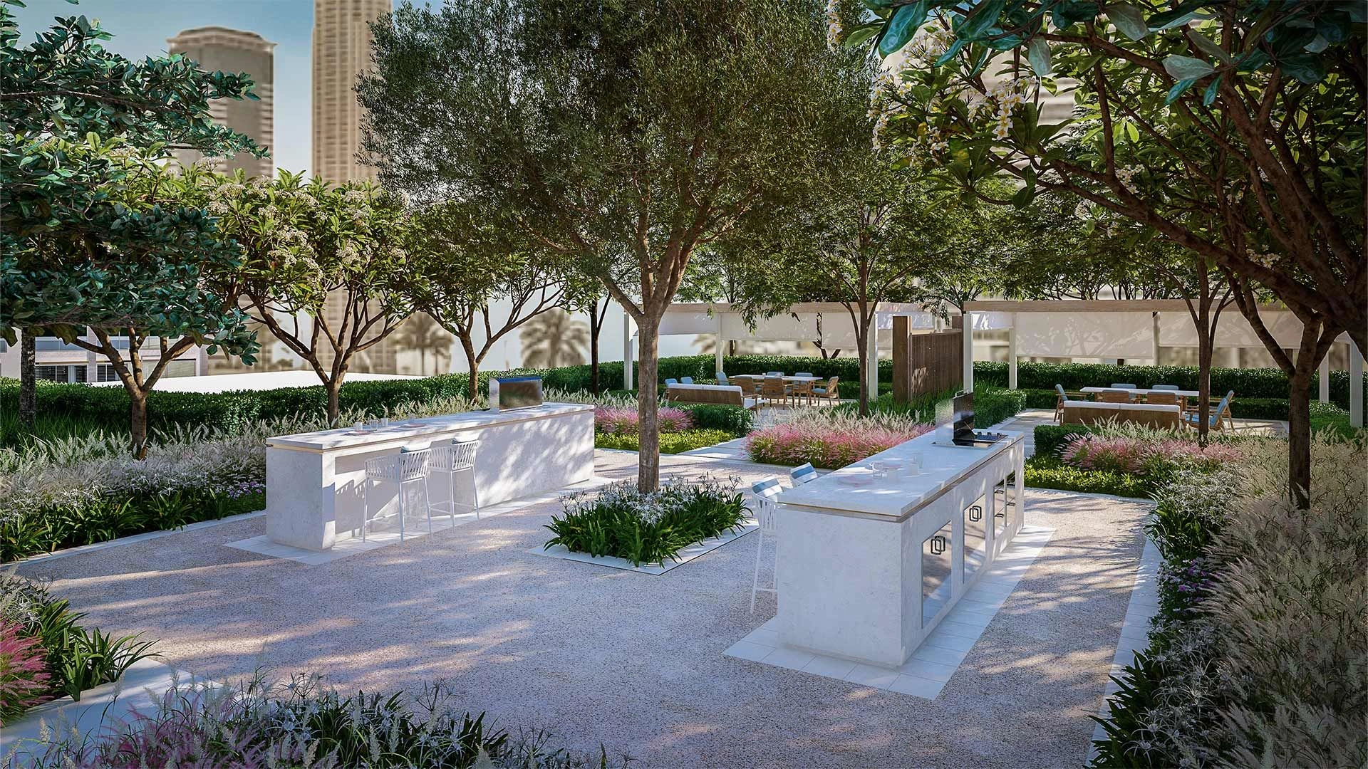 Премиальный комплекс из двух 52-этажных небоскребов