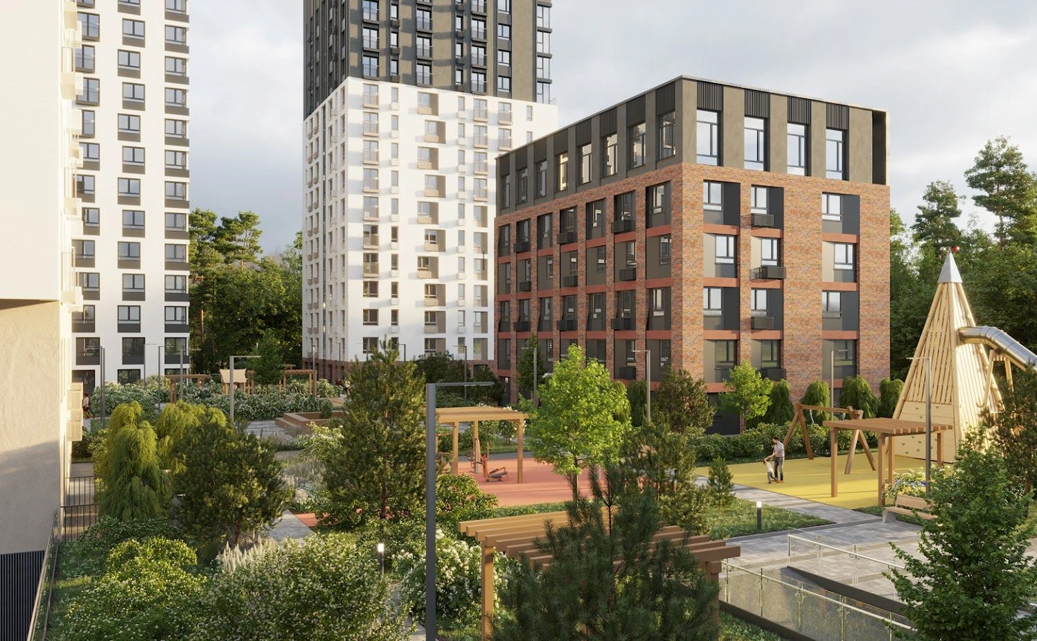 Современный жилой комплекс для семей в Верх-Исетском районе