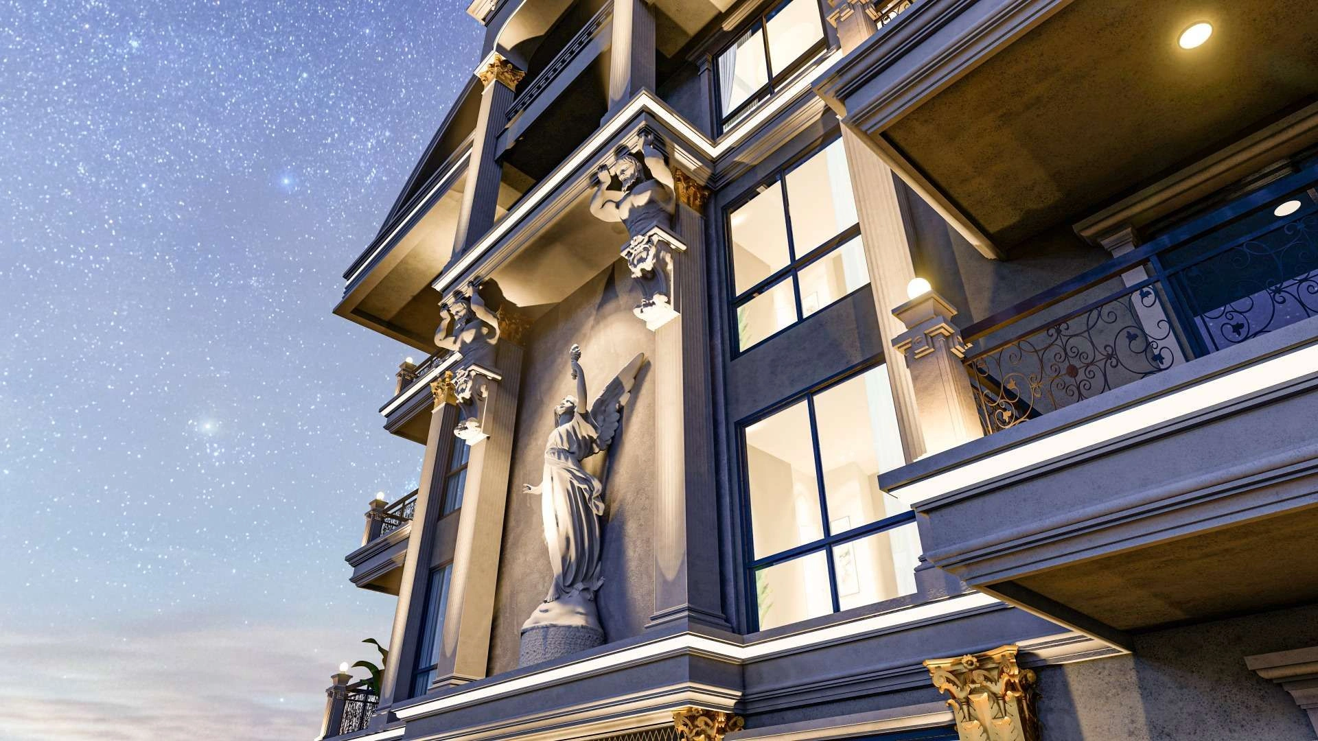 Жилой комплекс в 400 meters от песчаного пляжа Аланьи