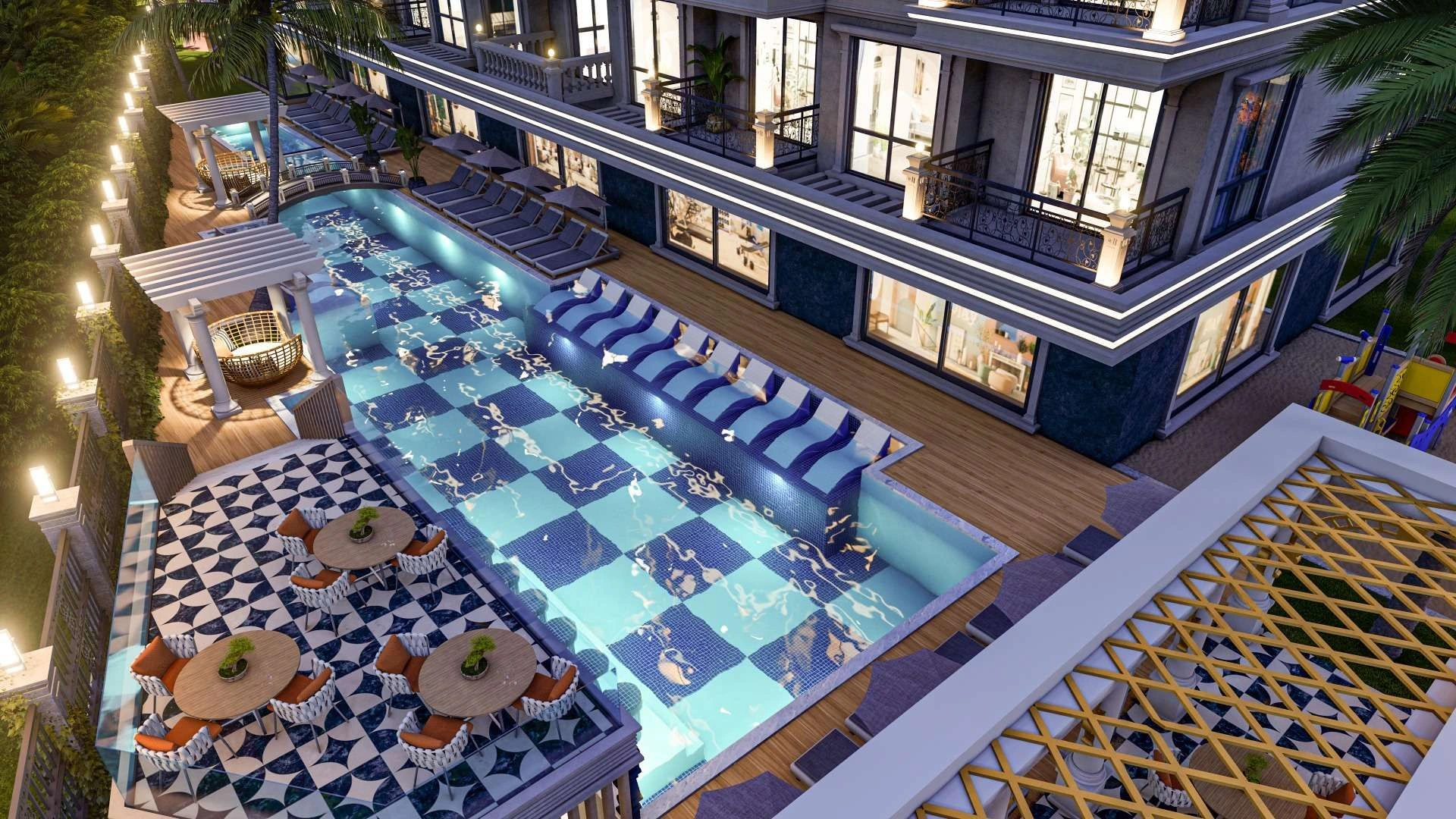 Жилой комплекс в 400 meters от песчаного пляжа Аланьи