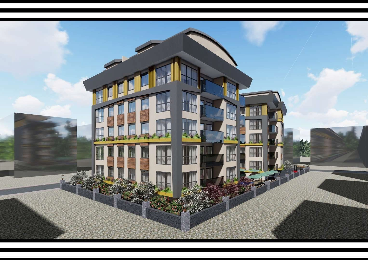 Приватный бизнес-класс комплекс в Алании, город Турции