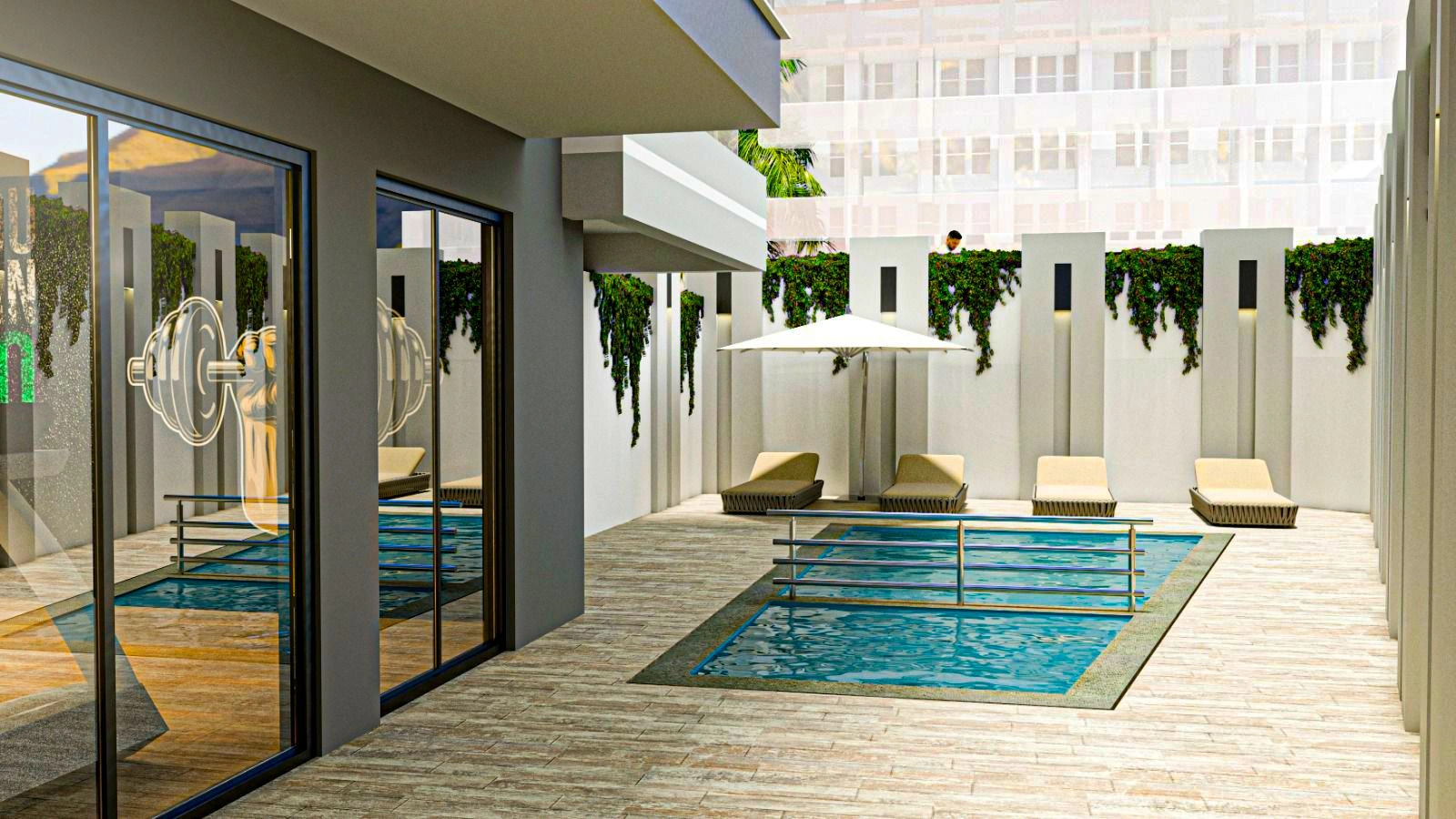 Комплекс, построенный рядом с центром Алании, Турция