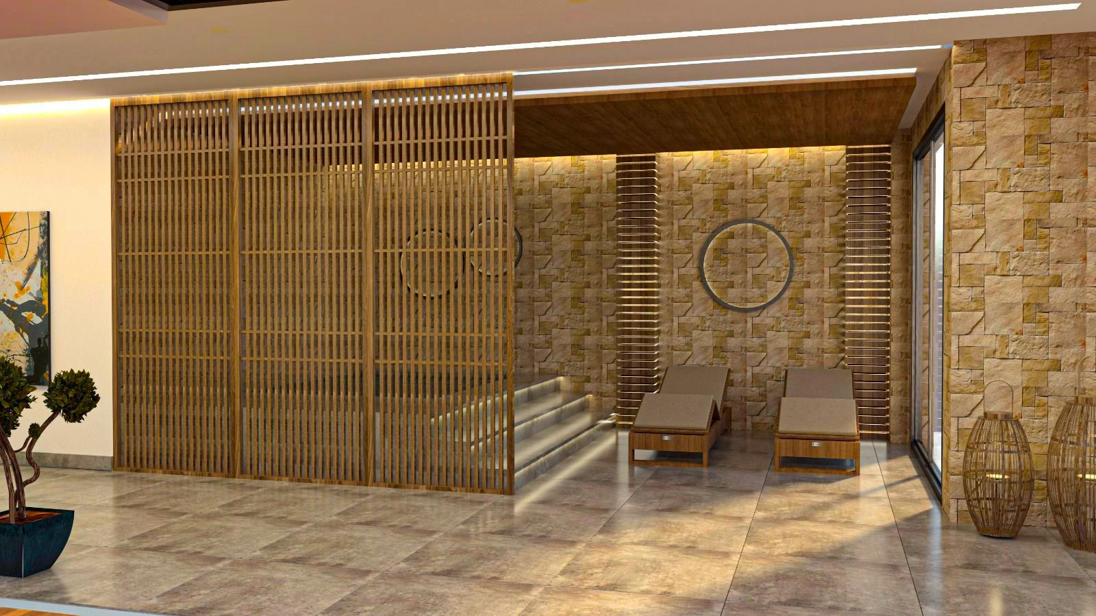 Комплекс, построенный рядом с центром Алании, Турция