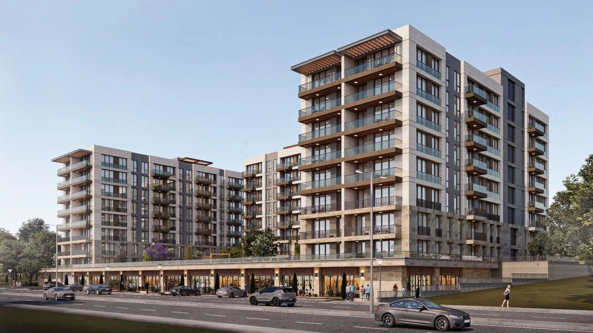 Современный комплекс в районе Авджылар в Стамбуле