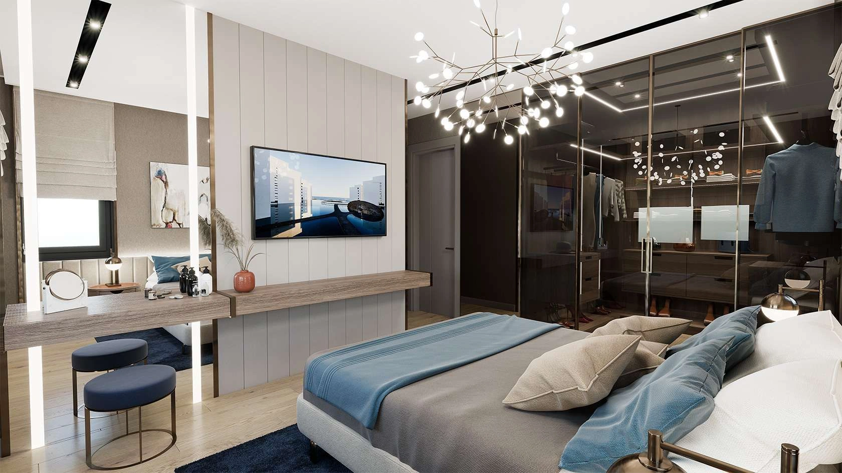 Элитный жилой комплекс в районе Бахчешехир в Стамбуле