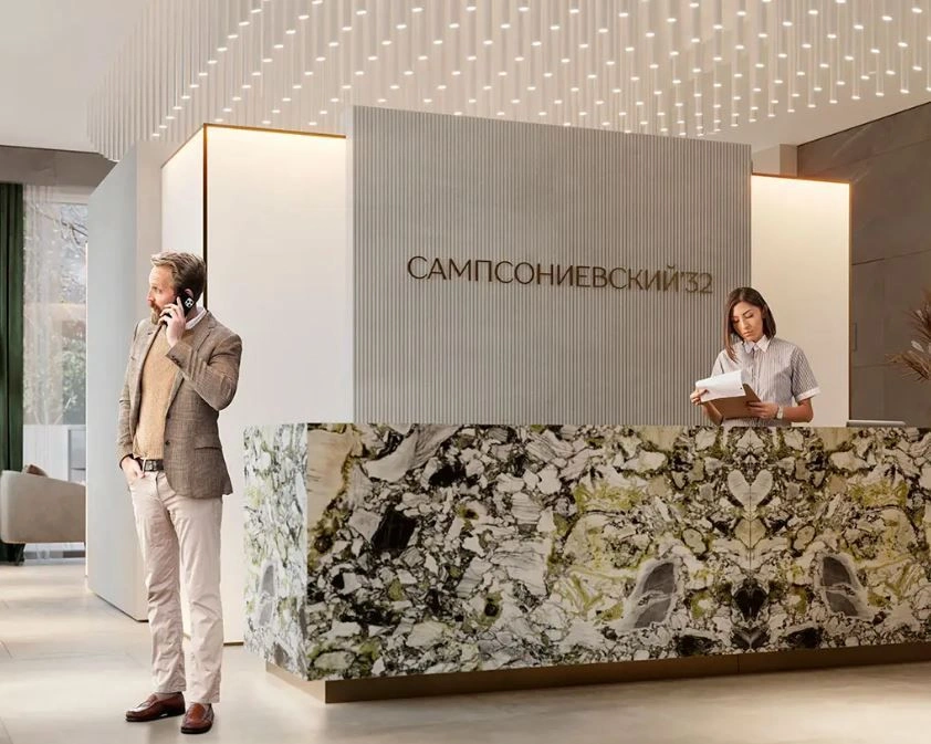 Элитный жилой комплекс в образе современного дома