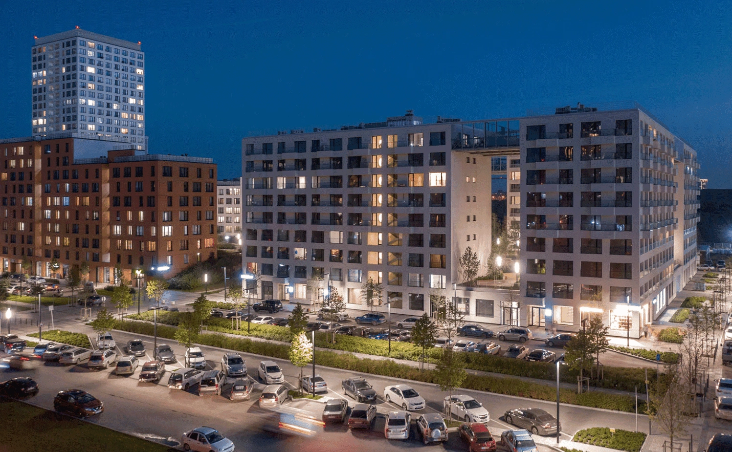 Жилой комплекс в Октябрьском районе