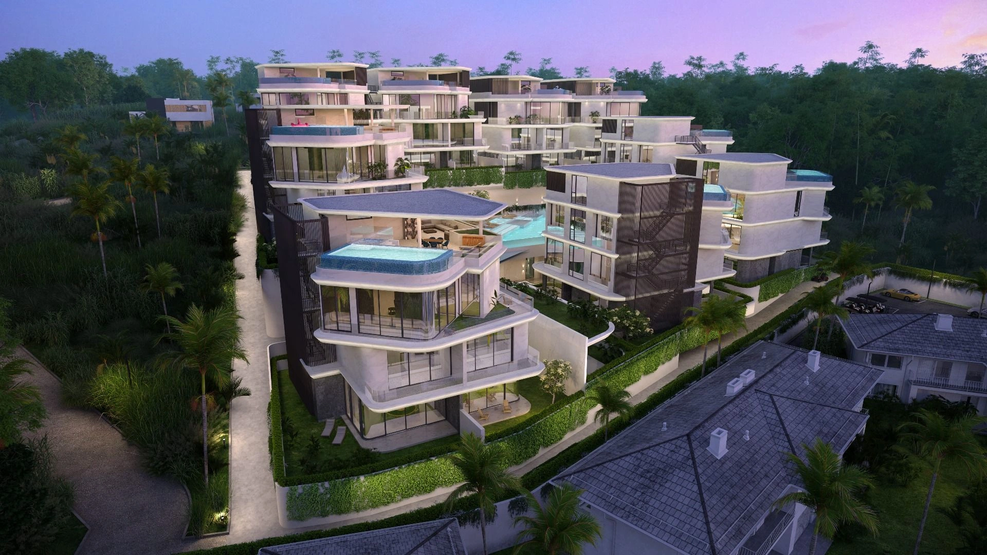 Жилой комплекс на пляже Лаян