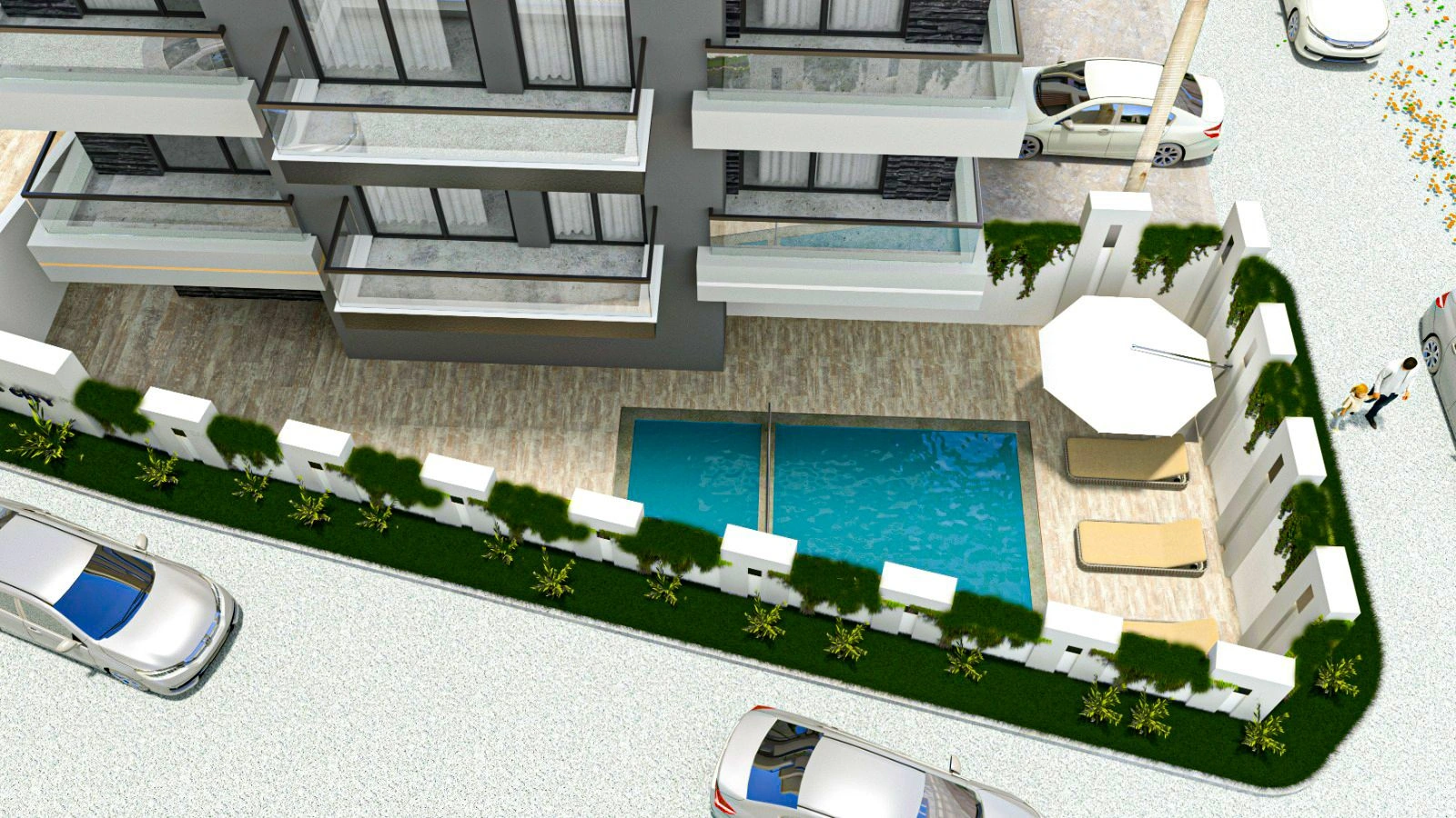 Комплекс, построенный рядом с центром Алании, Турция