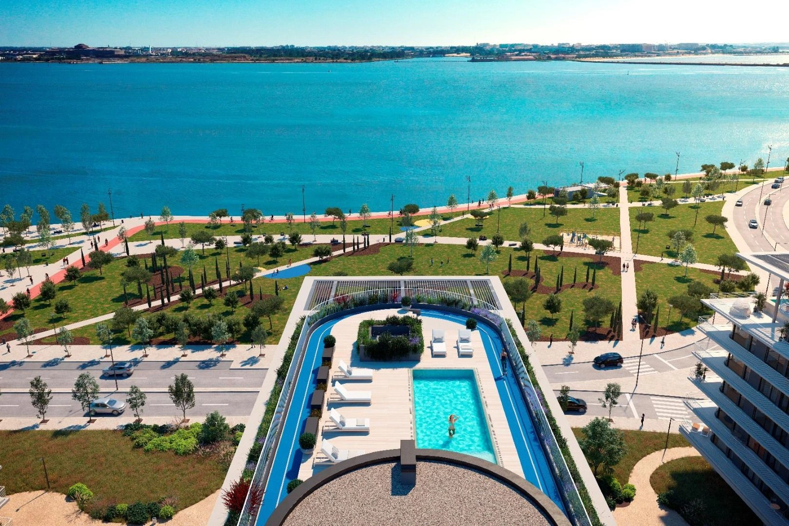 Жилой комплекс в районе Баррейру, Португалия