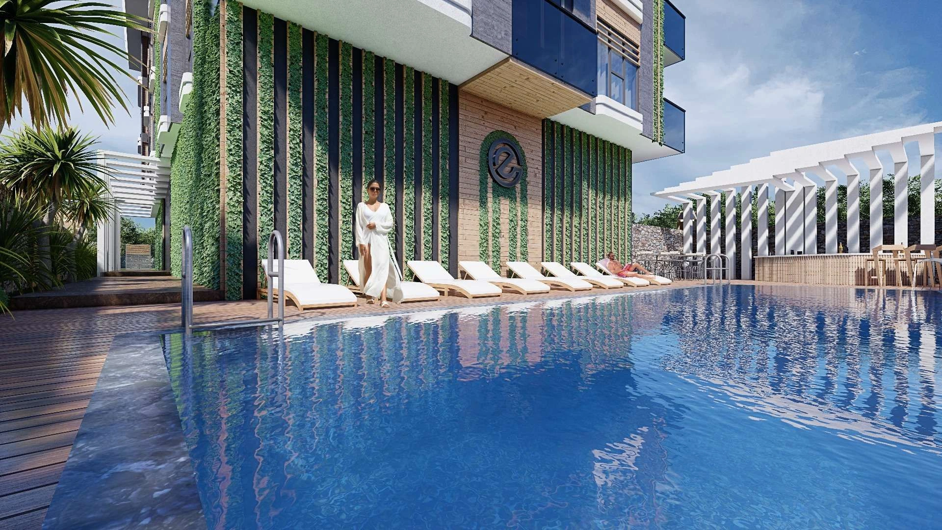 Жилой комплекс в 400 метрах от пляжа Алании