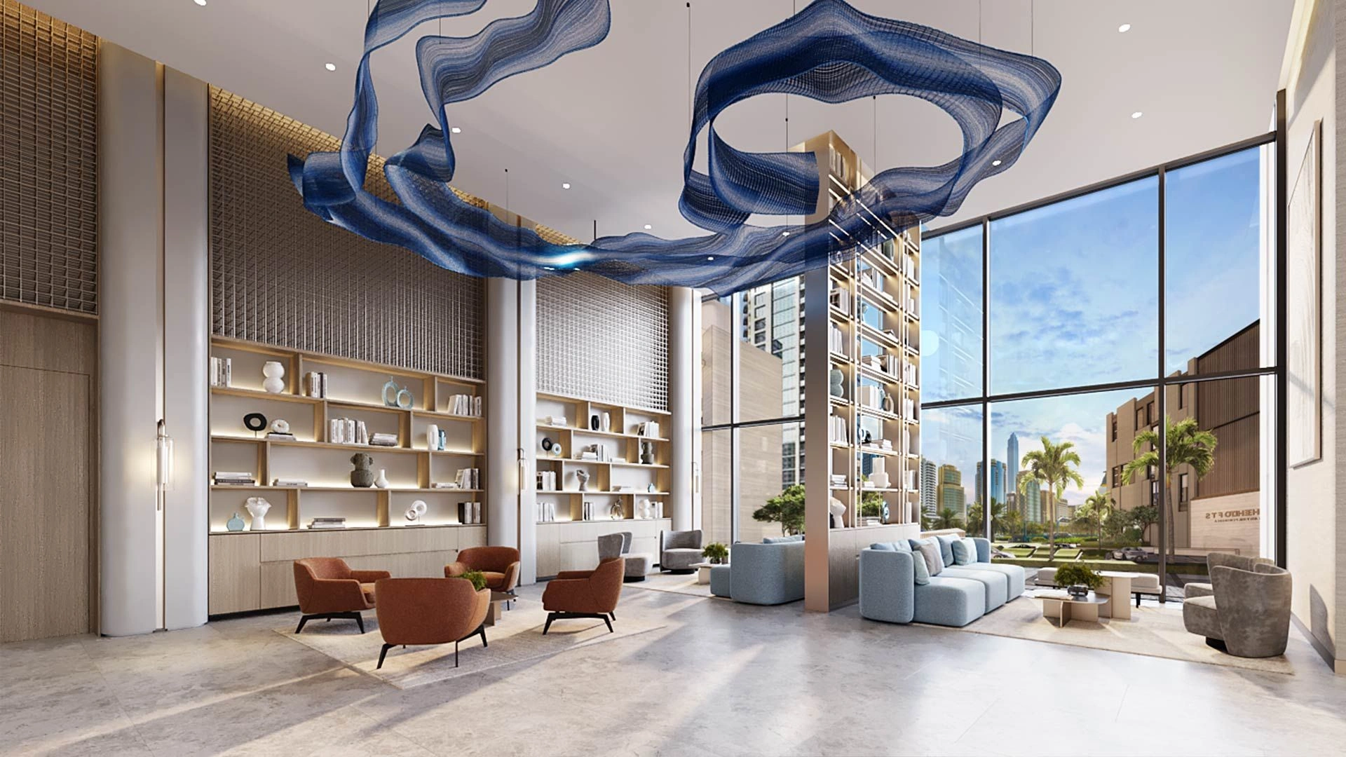 Премиальный комплекс из двух 52-этажных небоскребов